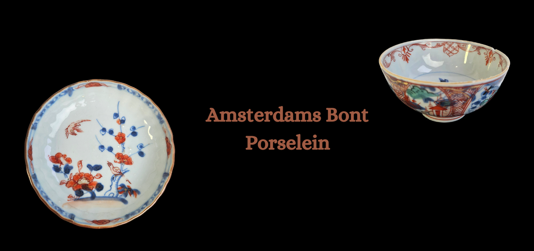 Amsterdams bont • kleurrijk porselein • Interessante geschiedenis