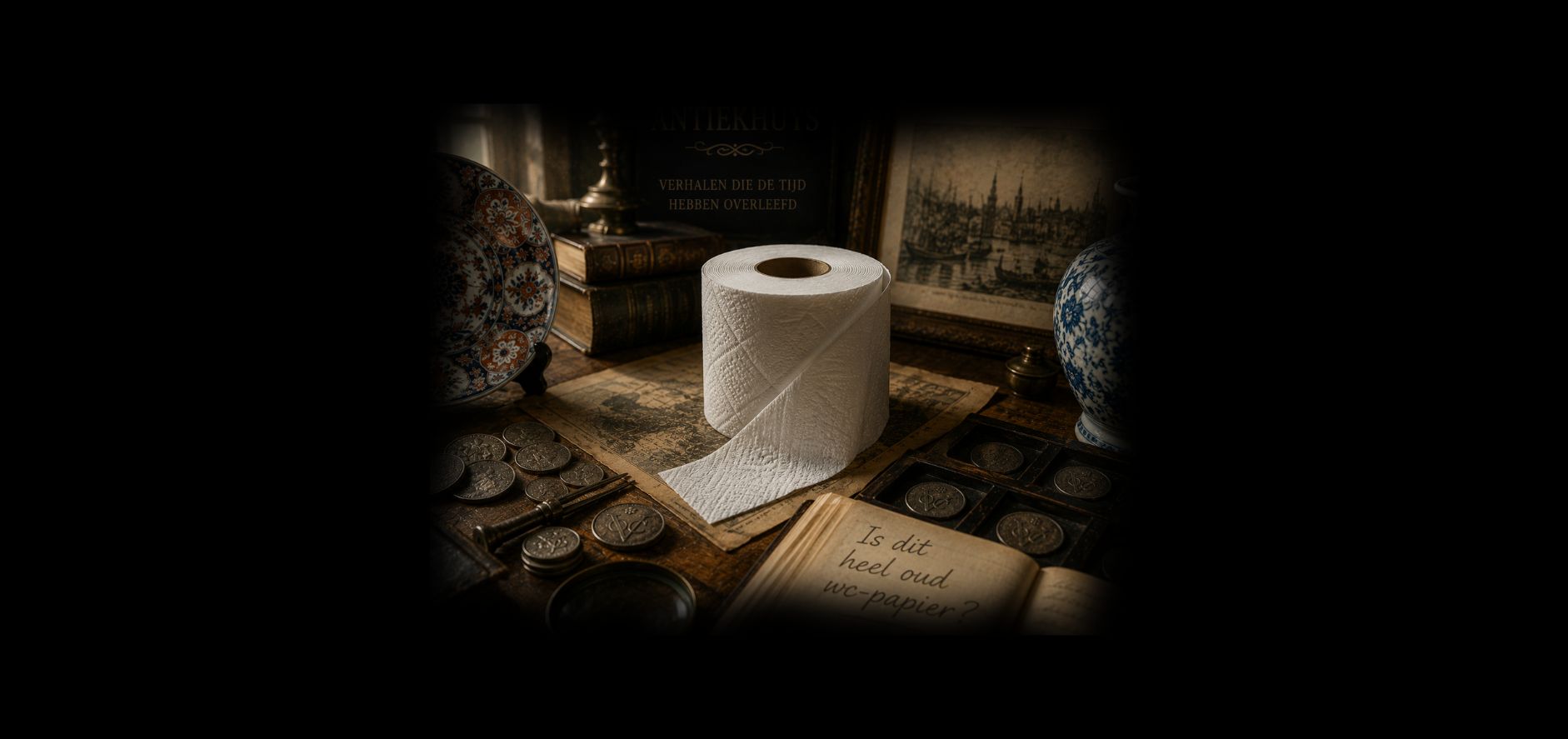Is dit heel oud wc-papier?