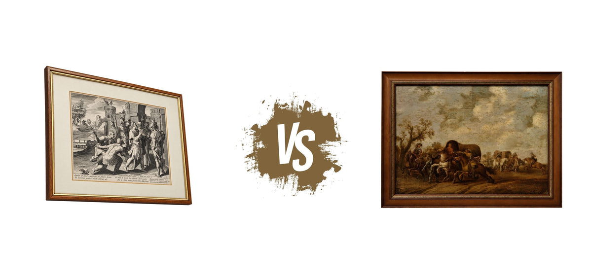 Schilderijen versus gravures: wat past het beste aan de muur?