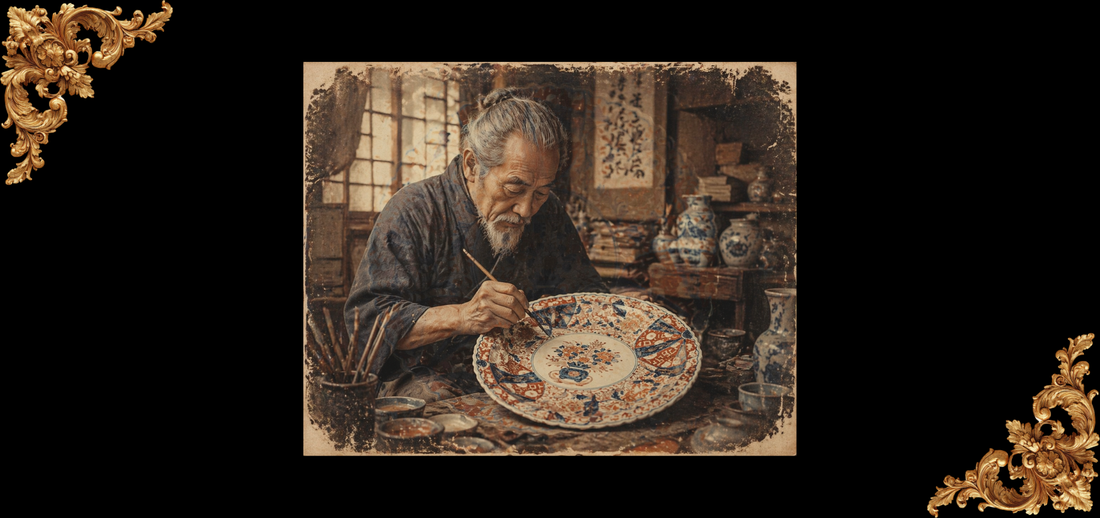 Imari Porselein: In de Japanse bergen begint het verhaal waar ambachtslieden generaties lang de kunst van vuur en klei perfectioneerden.