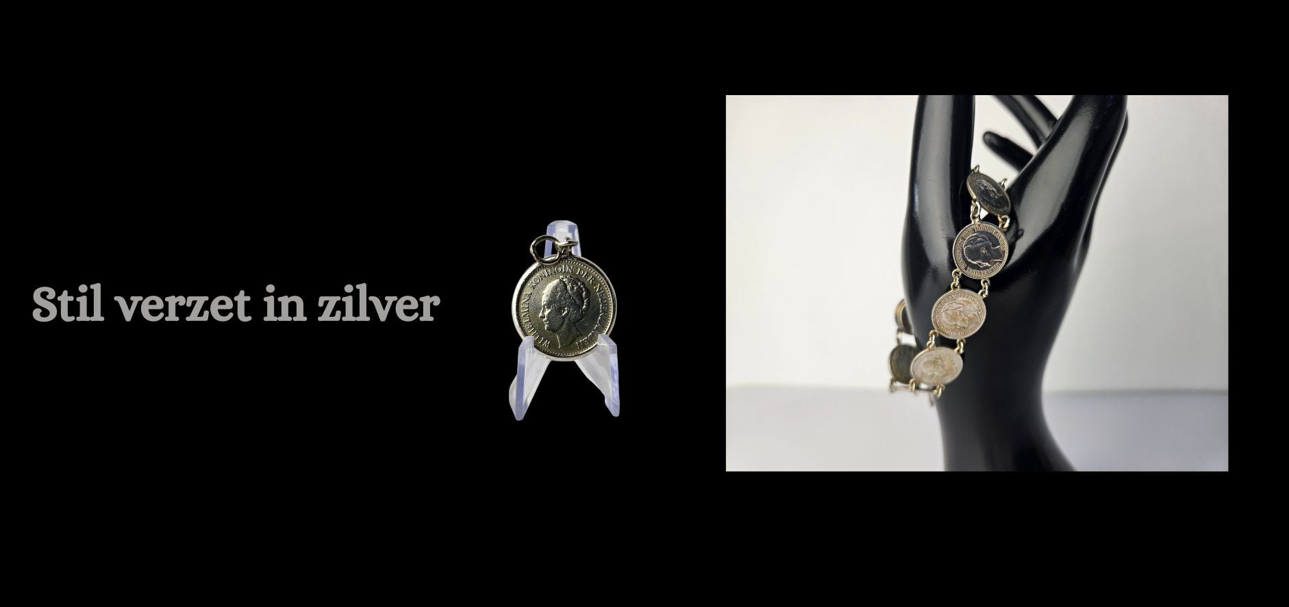 Stil verzet in zilver