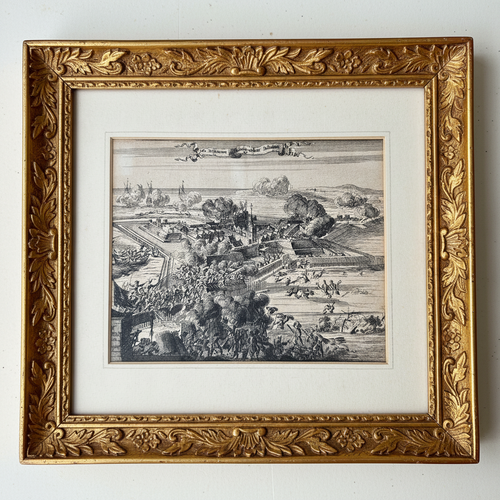17e-eeuwse Kopergravure “Bestorming van Nieuweschans (1673)” – Toegeschreven aan Romeyn de Hooghe