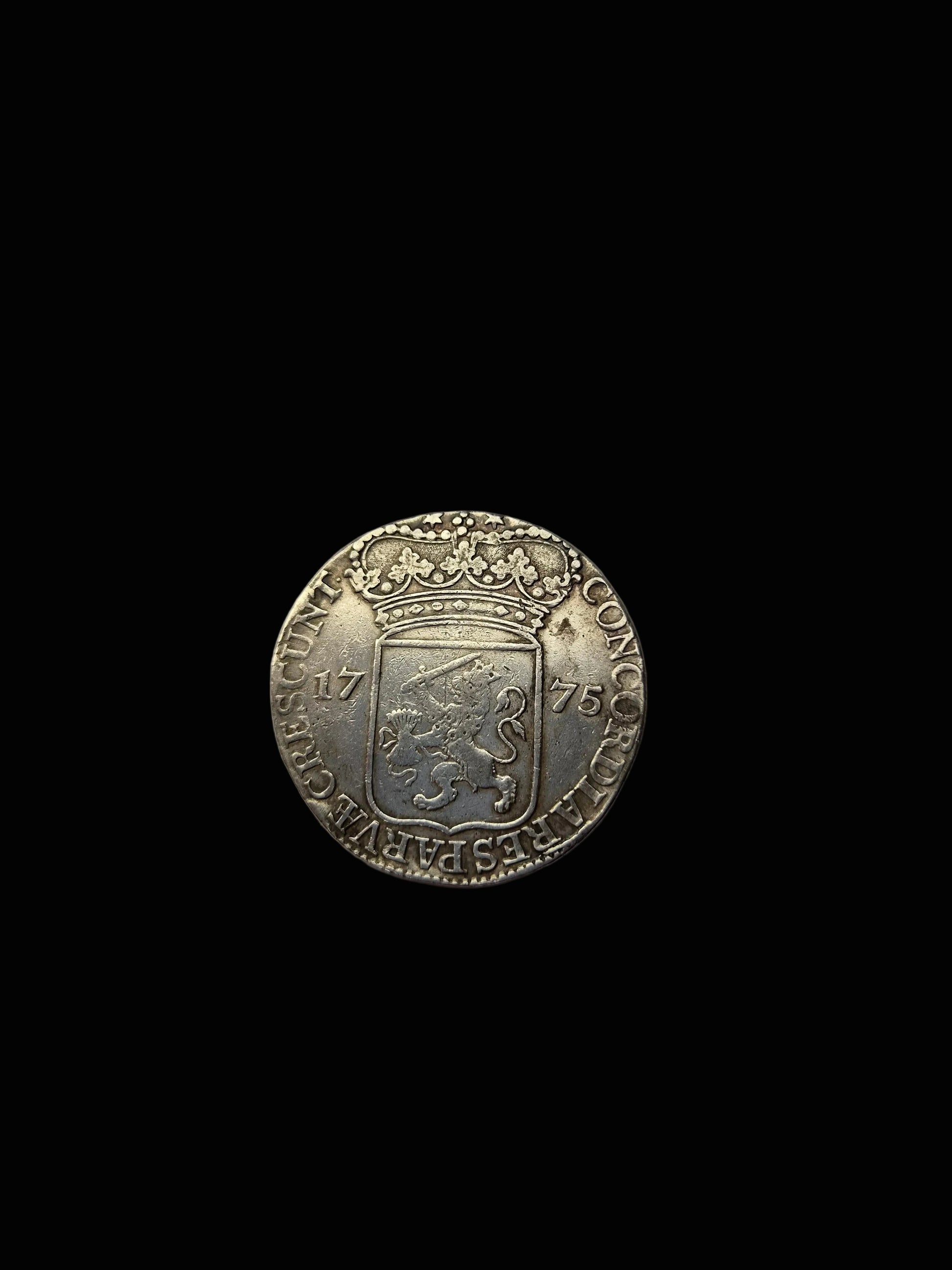 18e-eeuwse Zilveren Dukaat Zeeland 1775 – Middelburg – Republiek der Zeven Verenigde Nederlanden