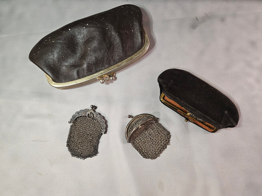 Vintage & Antieke portemonnees - 4 stuks