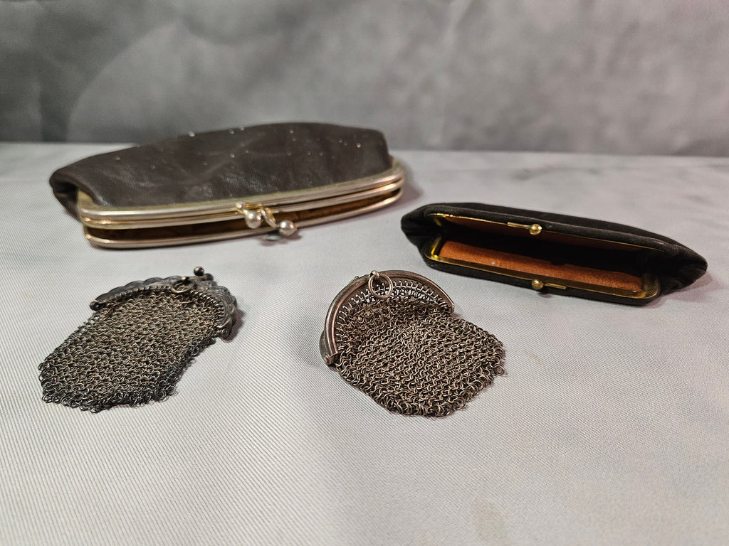 Vintage & Antieke portemonnees - 4 stuks