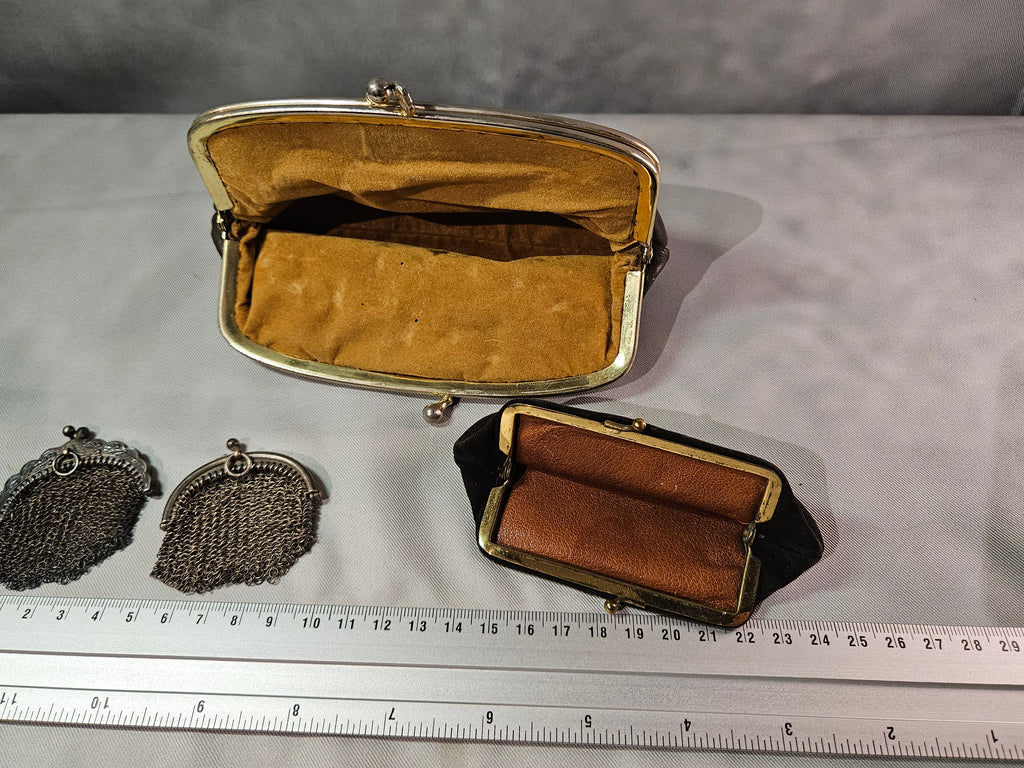 Vintage & Antieke portemonnees - 4 stuks