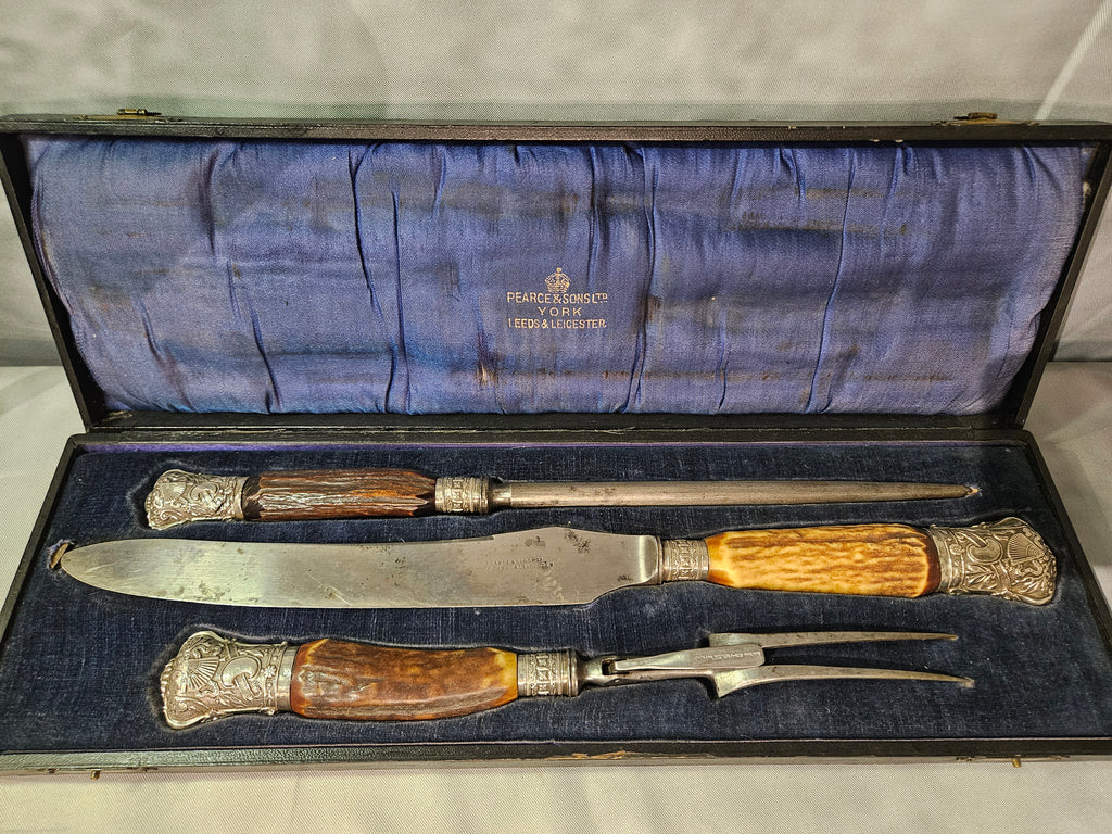 Zilveren Jachtvoorsnijcouvert - Pearce & Sons- Verenigd Koninkrijk - ca. 1900