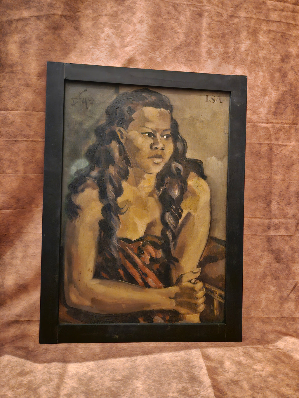 Schilderij - Freek Johannes Drost - Balinees meisje