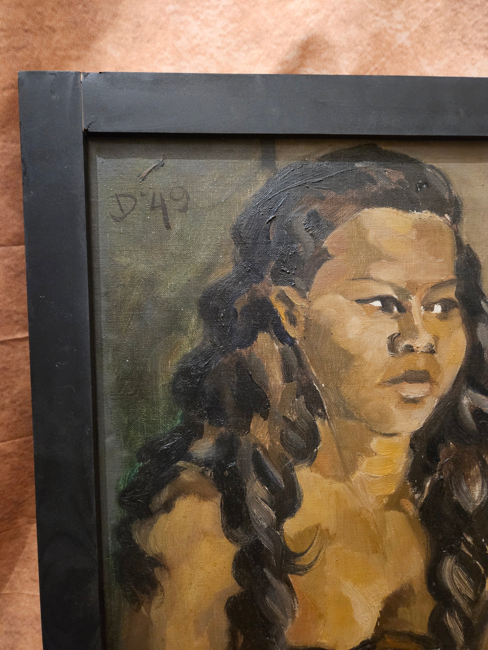 Schilderij - Freek Johannes Drost - Balinees meisje