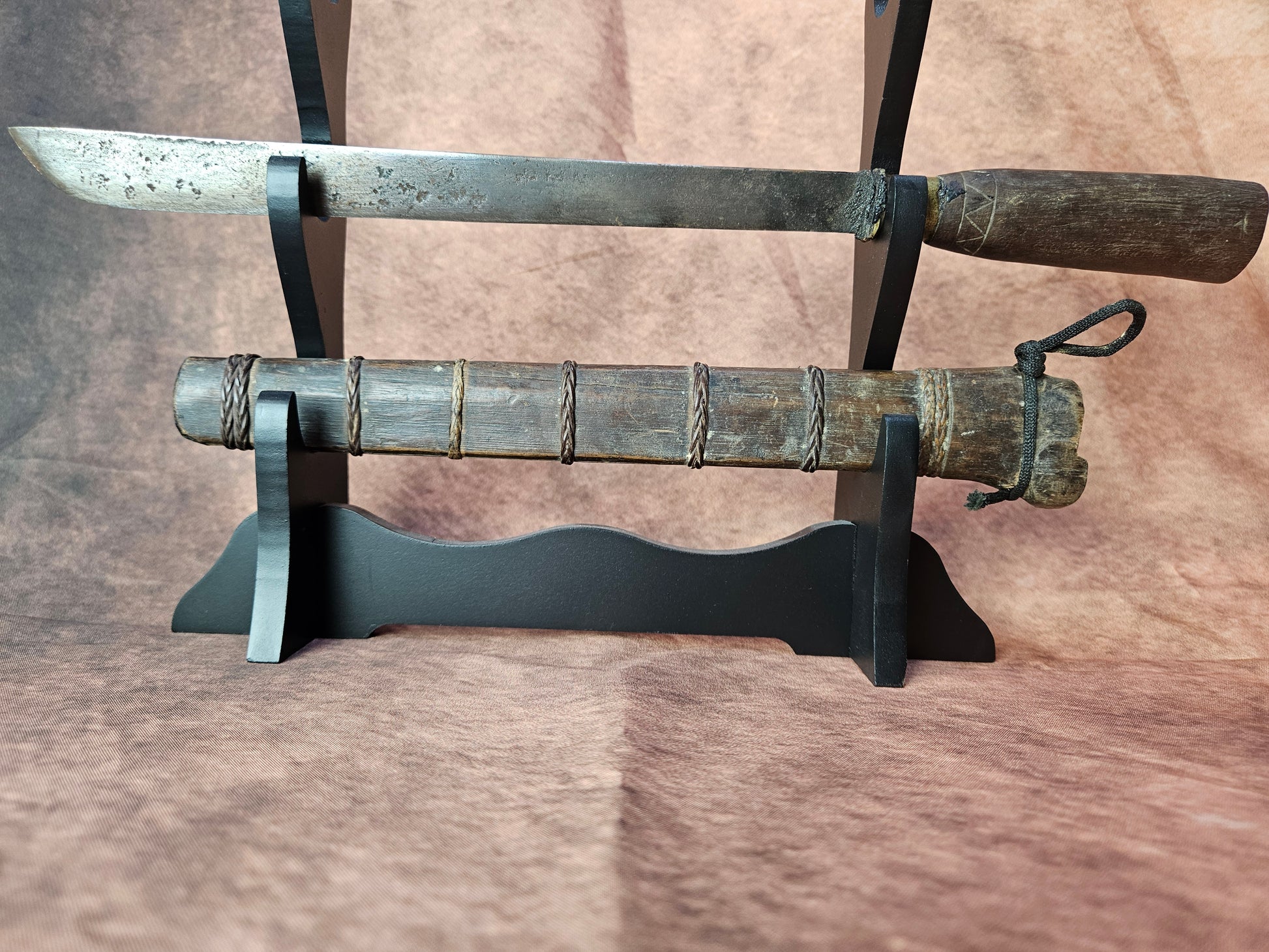 Afrikaans Jungle Mes met Houten Schede