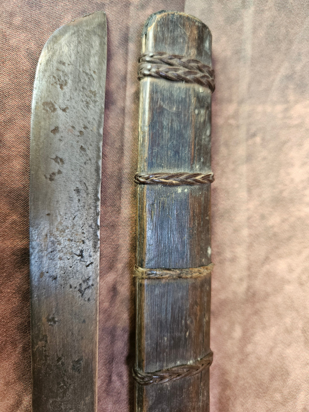 Afrikaans Jungle Mes met Houten Schede