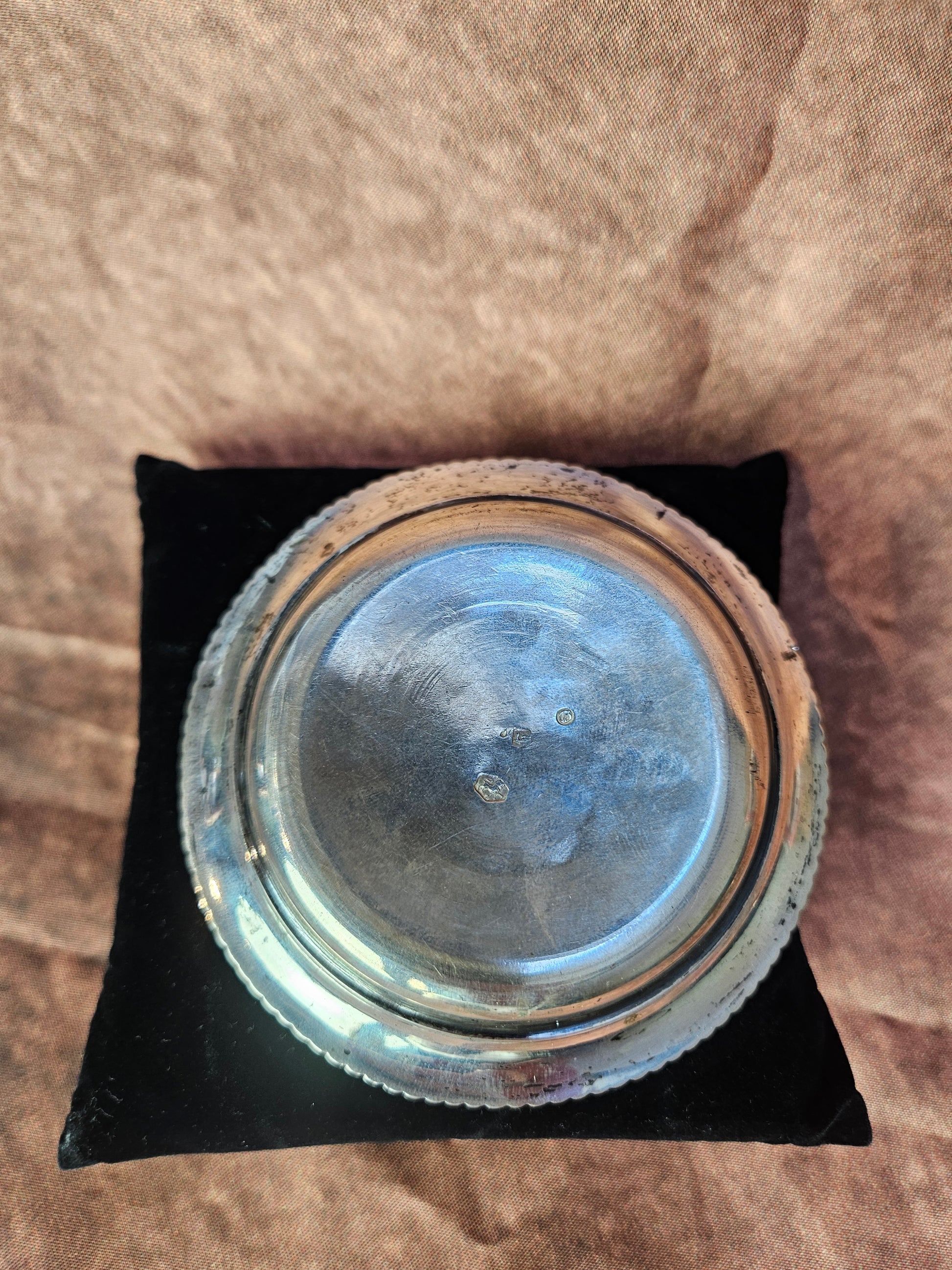 Zilveren thee set - Zeef & Opvangschaaltje