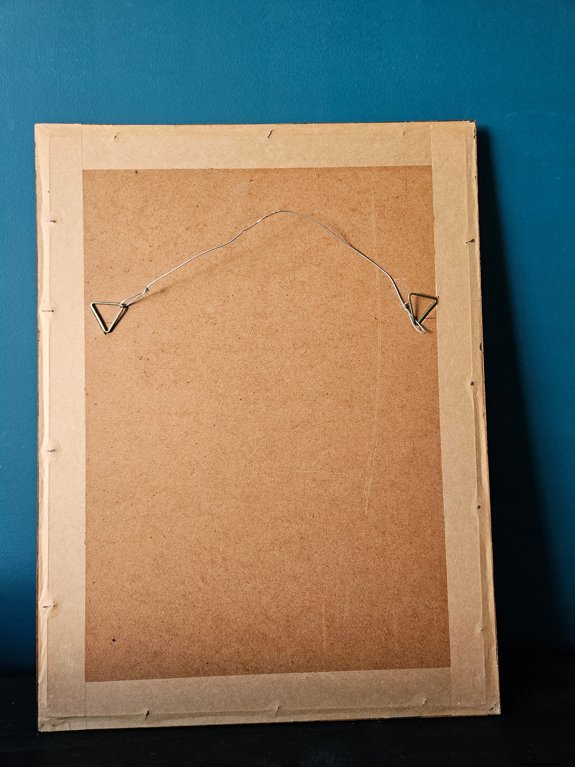 Antieke Ingekleurde Gravure van een Baviaan – Gesigneerd Ridinger