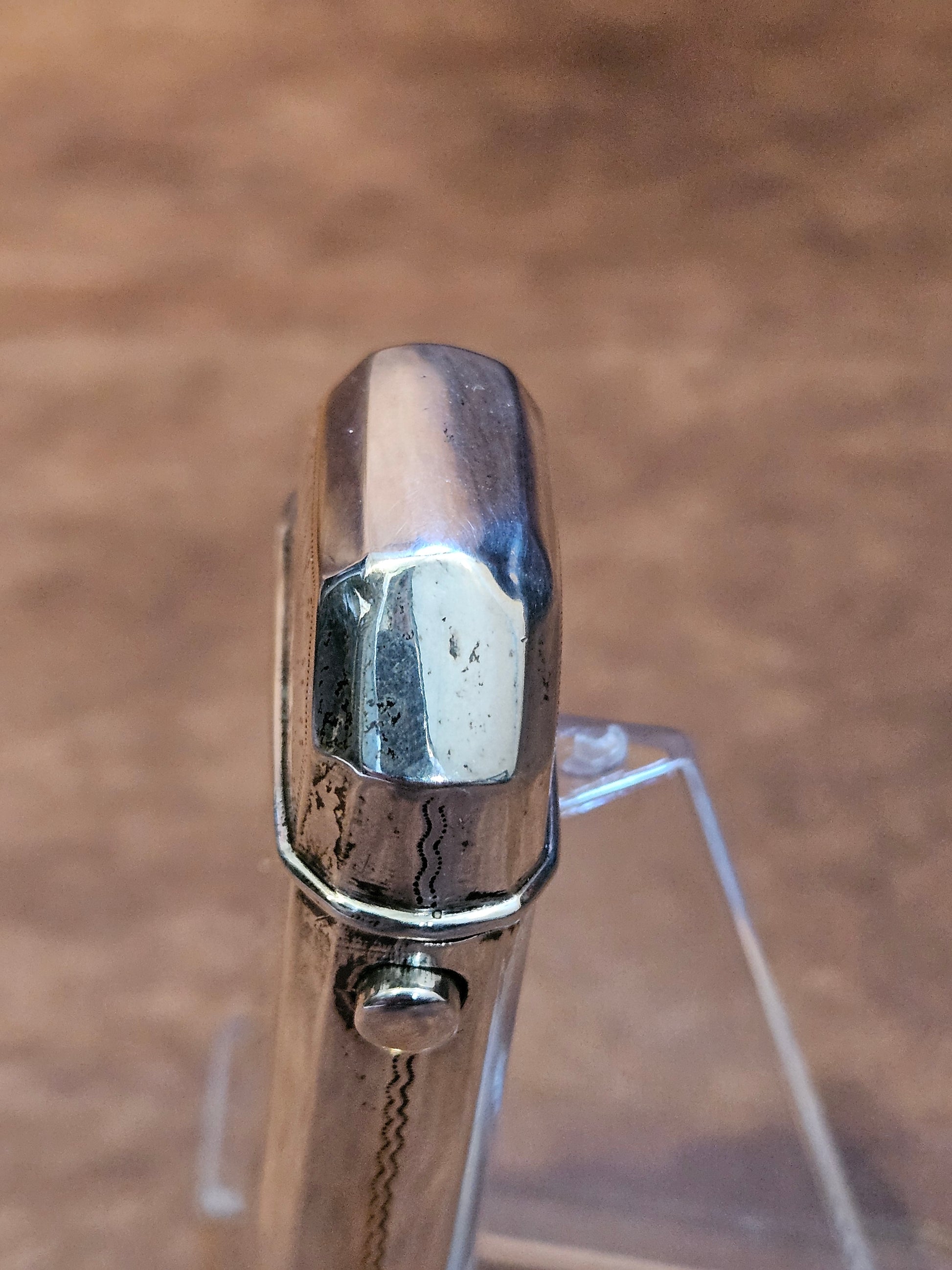 Antiek Zilveren Tondeldoosje (gegraveerd, 1873)