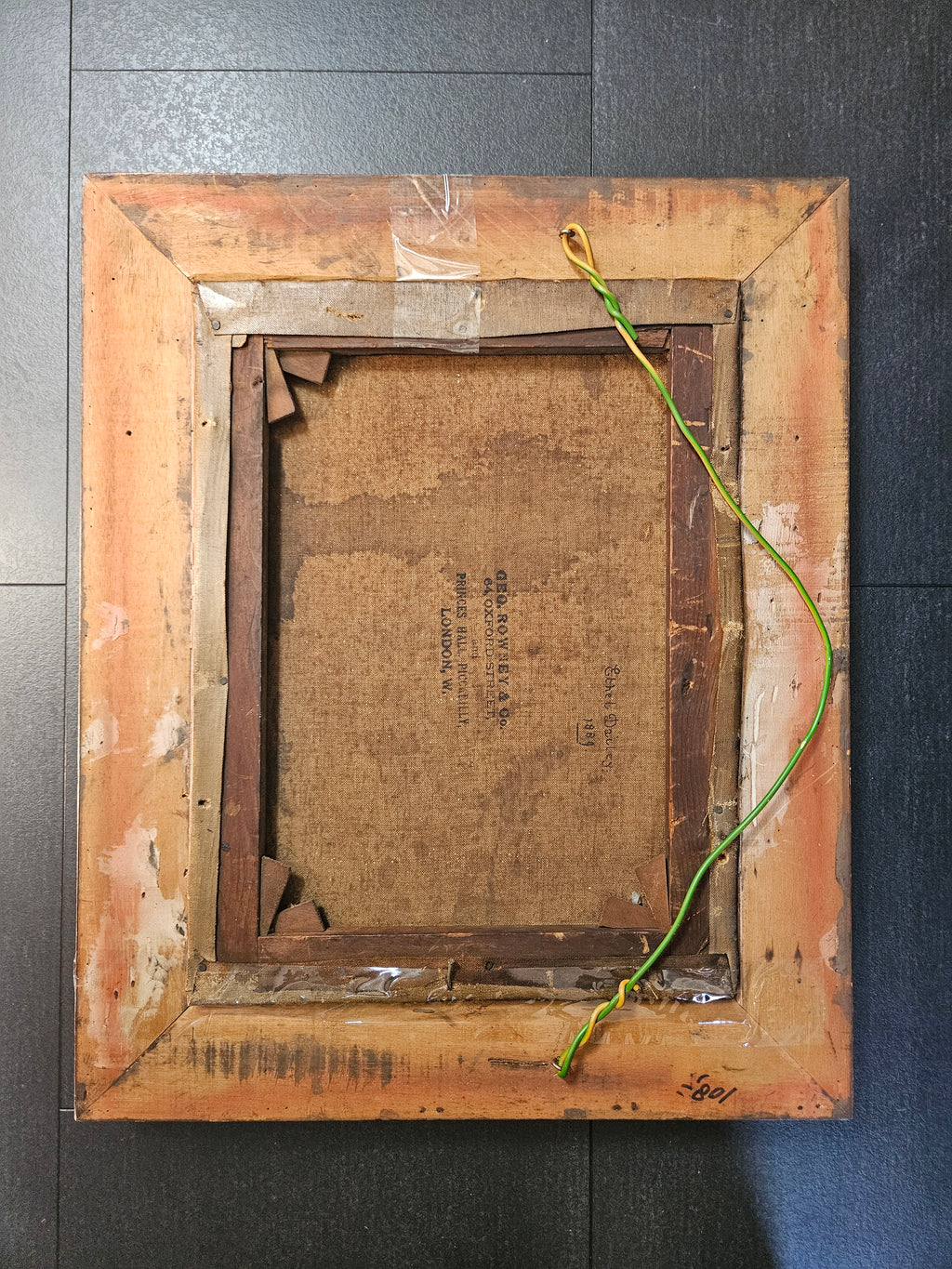 Schilderij door Ethel Dailey – 1889 – Olieverf op paneel – Landelijk Engels Tafereel