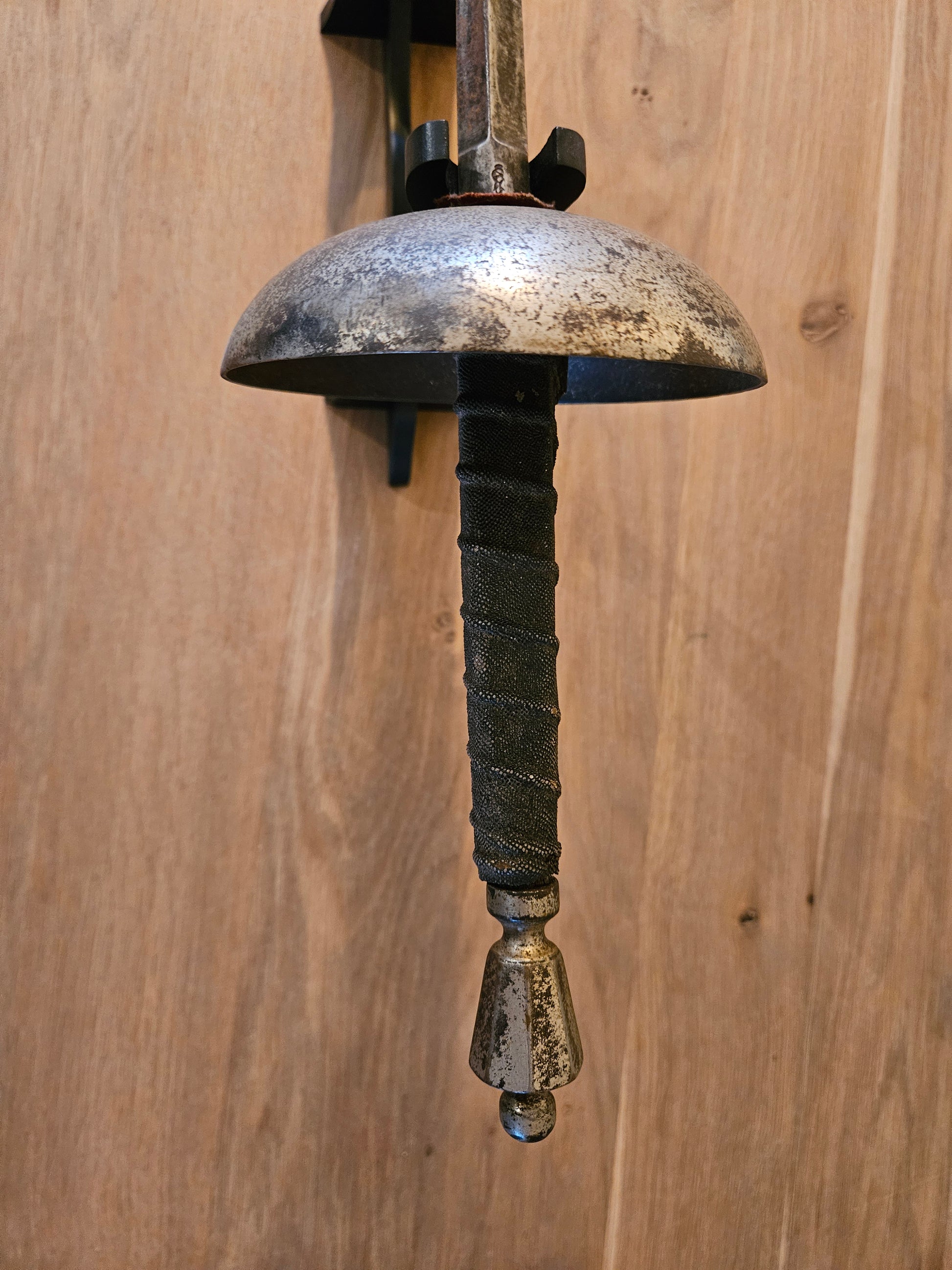 Antieke Oefenrapier met Klokvormige Pareerstang - Authentiek Historisch item