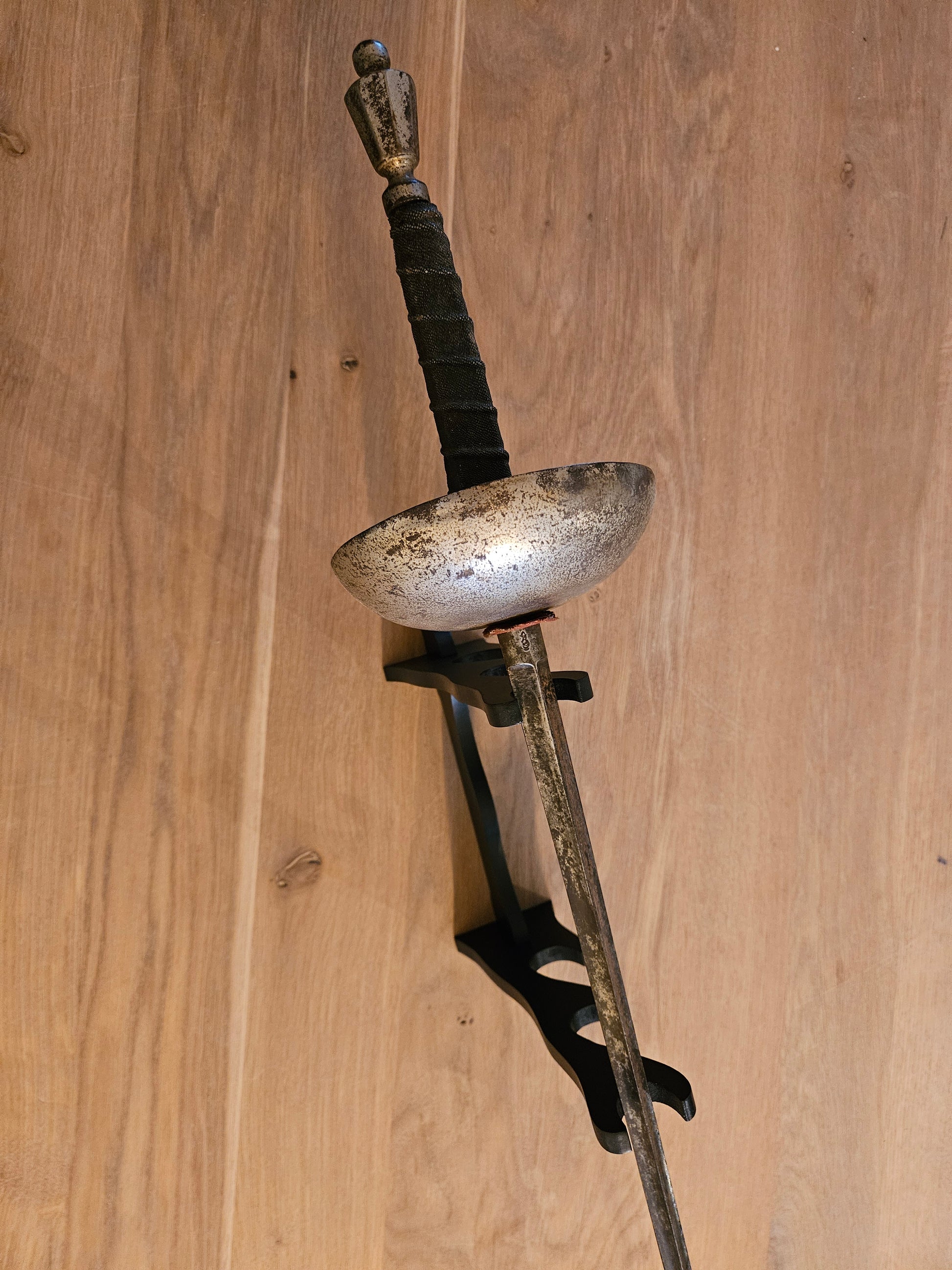 Antieke Oefenrapier met Klokvormige Pareerstang - Authentiek Historisch item