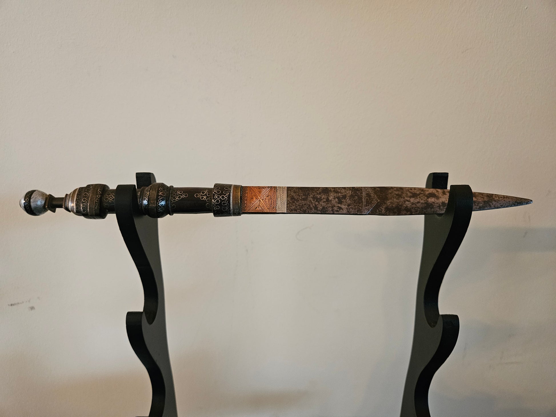 Afrikaanse Dolk met Koperen Schede | Tribal