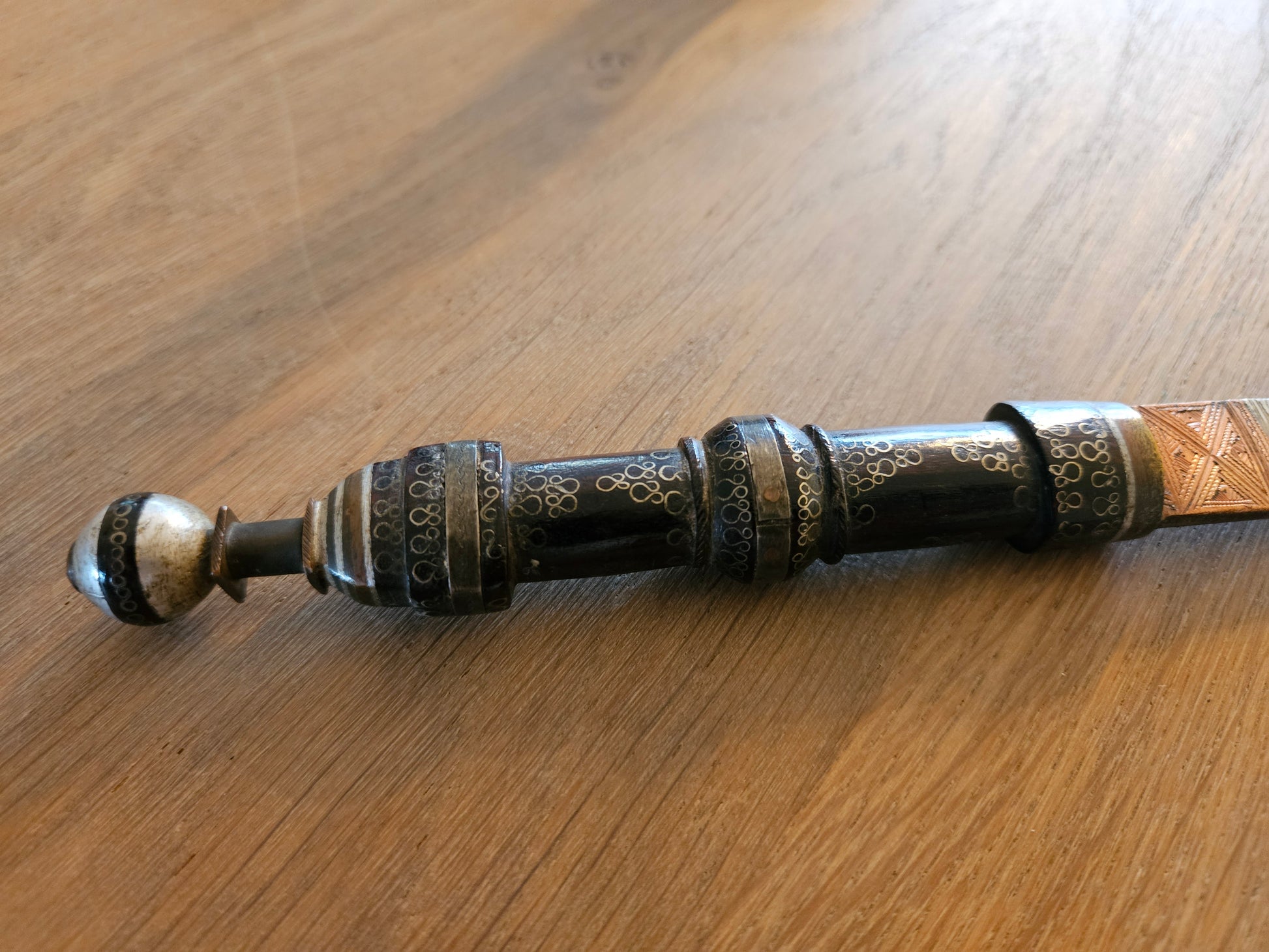 Afrikaanse Dolk met Koperen Schede | Tribal