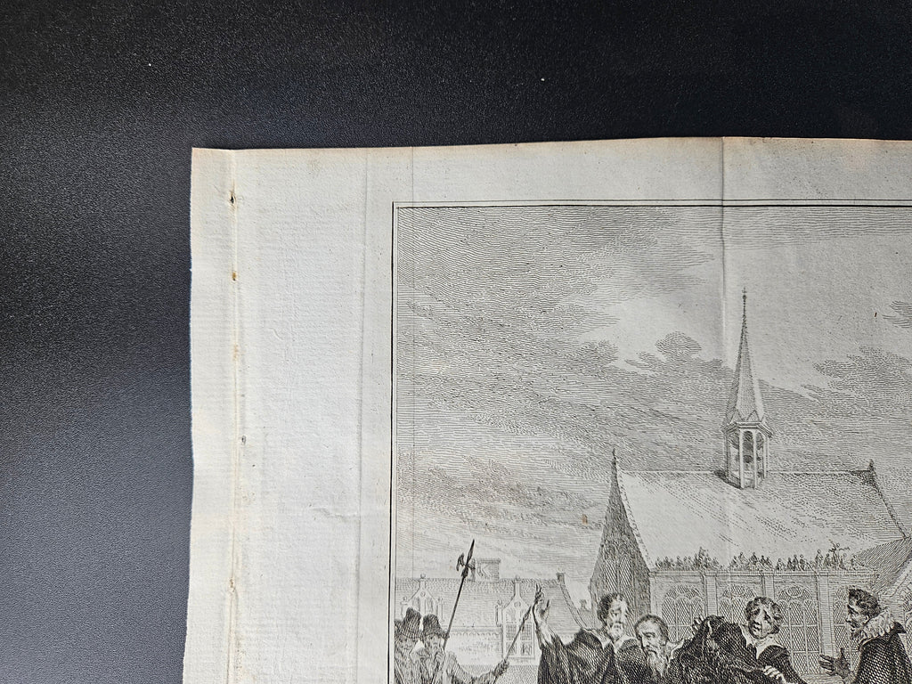 Zeldzame Historieprent: De Onthoofding van Johan van Oldenbarnevelt (ca. 1619)
