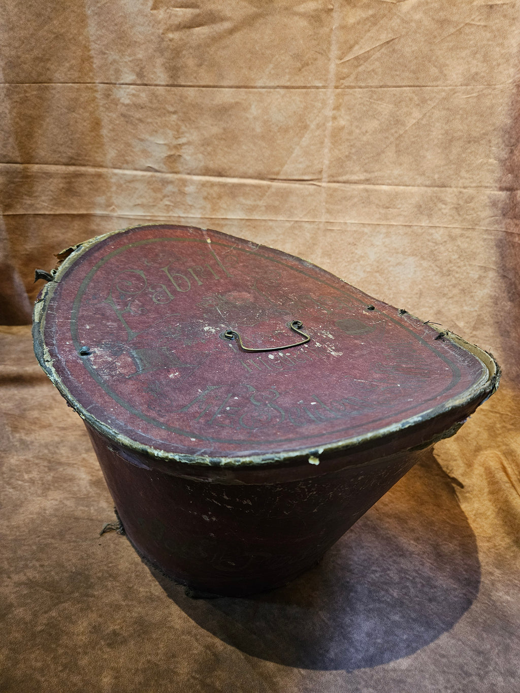 Antieke Zwarte Hoge Hoed - Heren - 20 eeuw