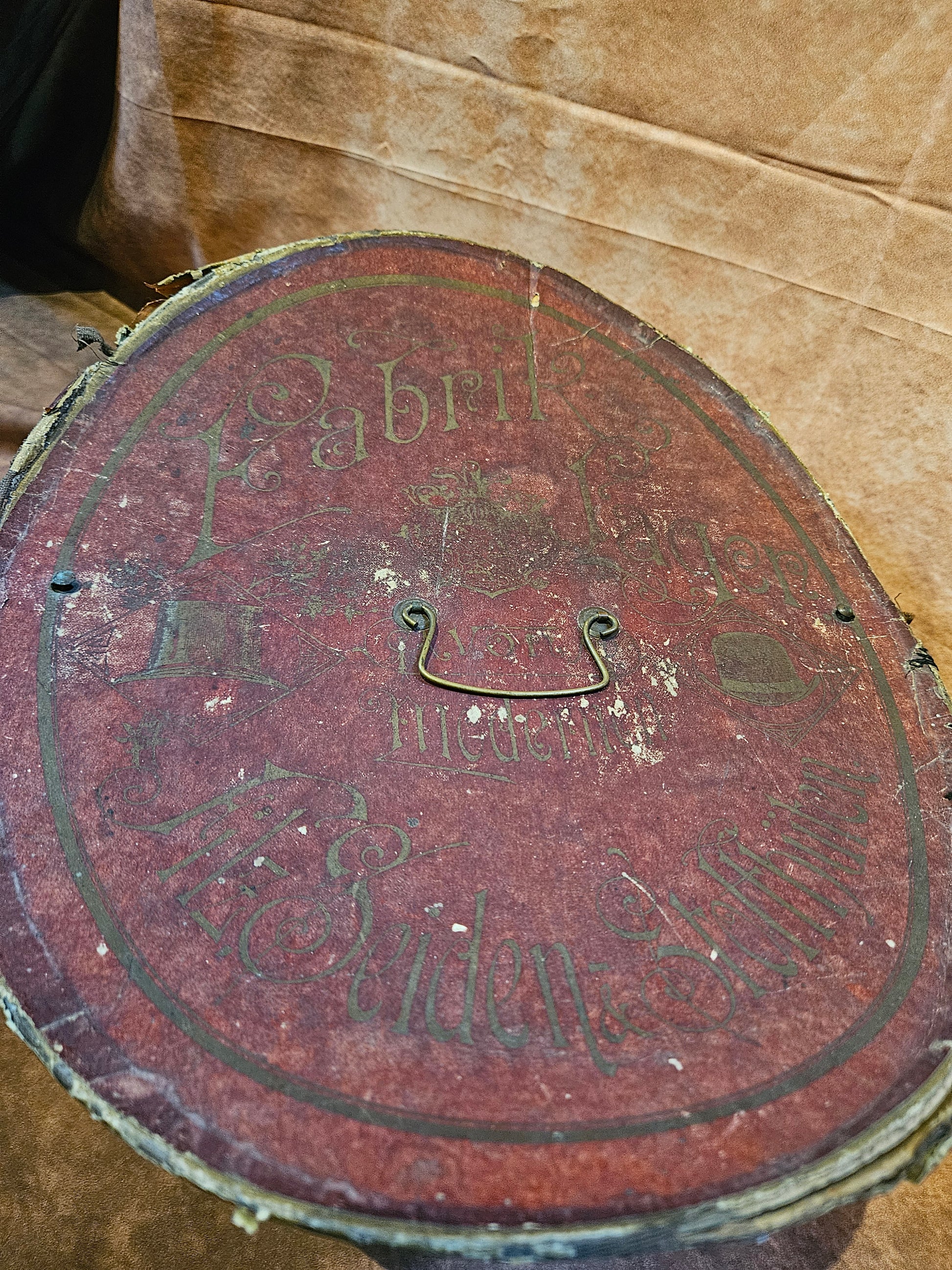 Antieke Zwarte Hoge Hoed - Heren - 20 eeuw