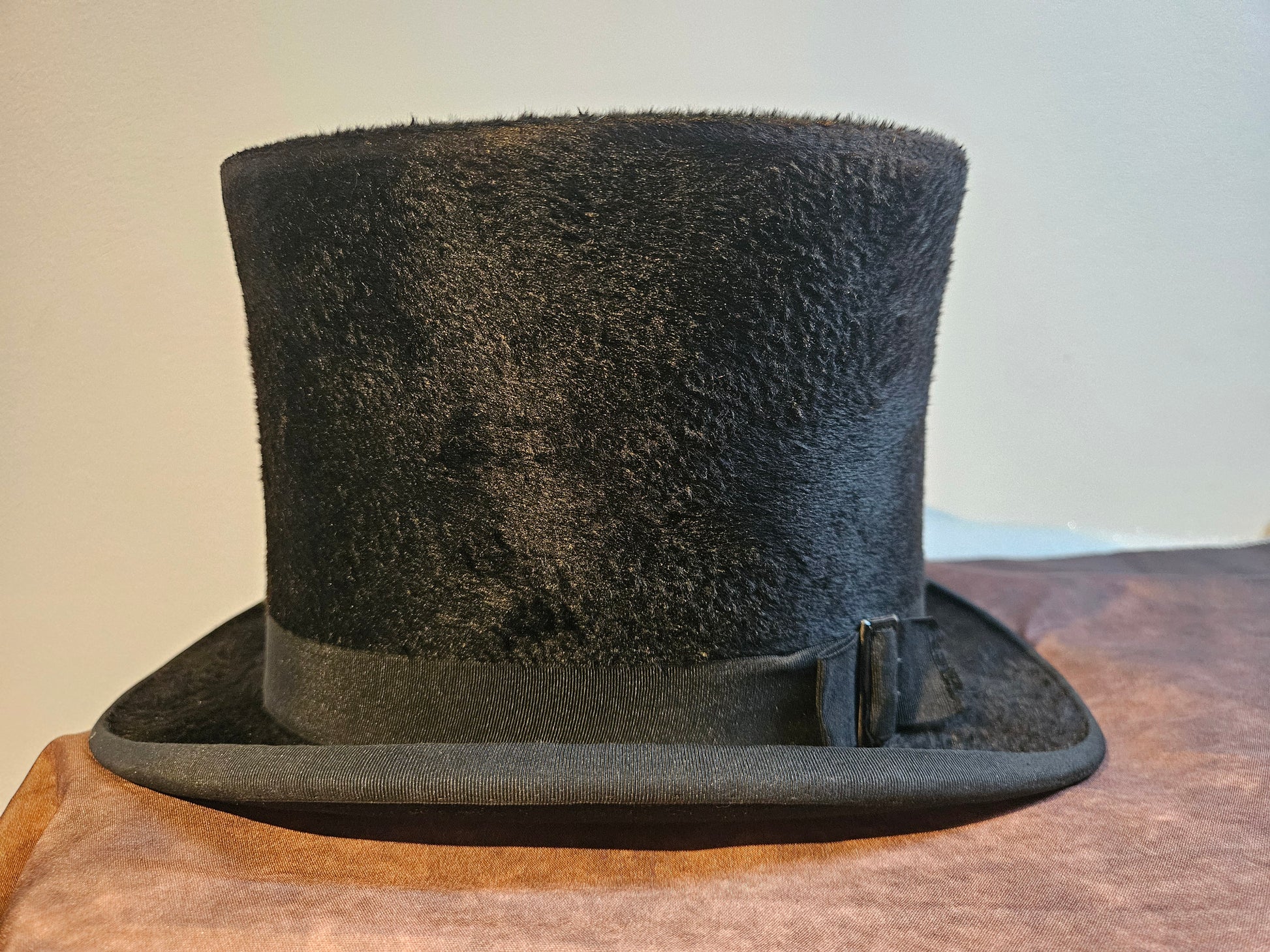 Antieke Zwarte Hoge Hoed - Heren - 20 eeuw