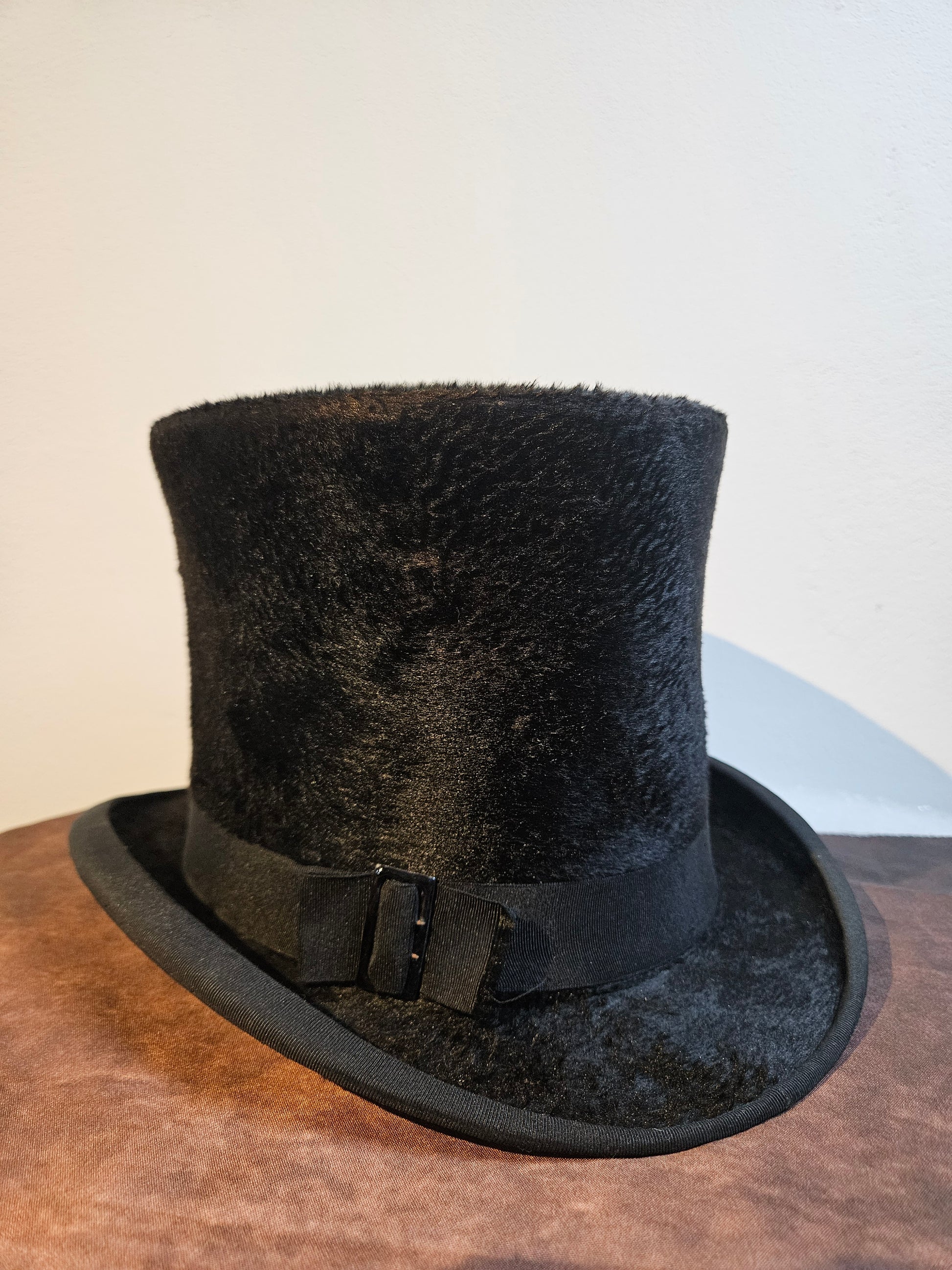 Antieke Zwarte Hoge Hoed - Heren - 20 eeuw