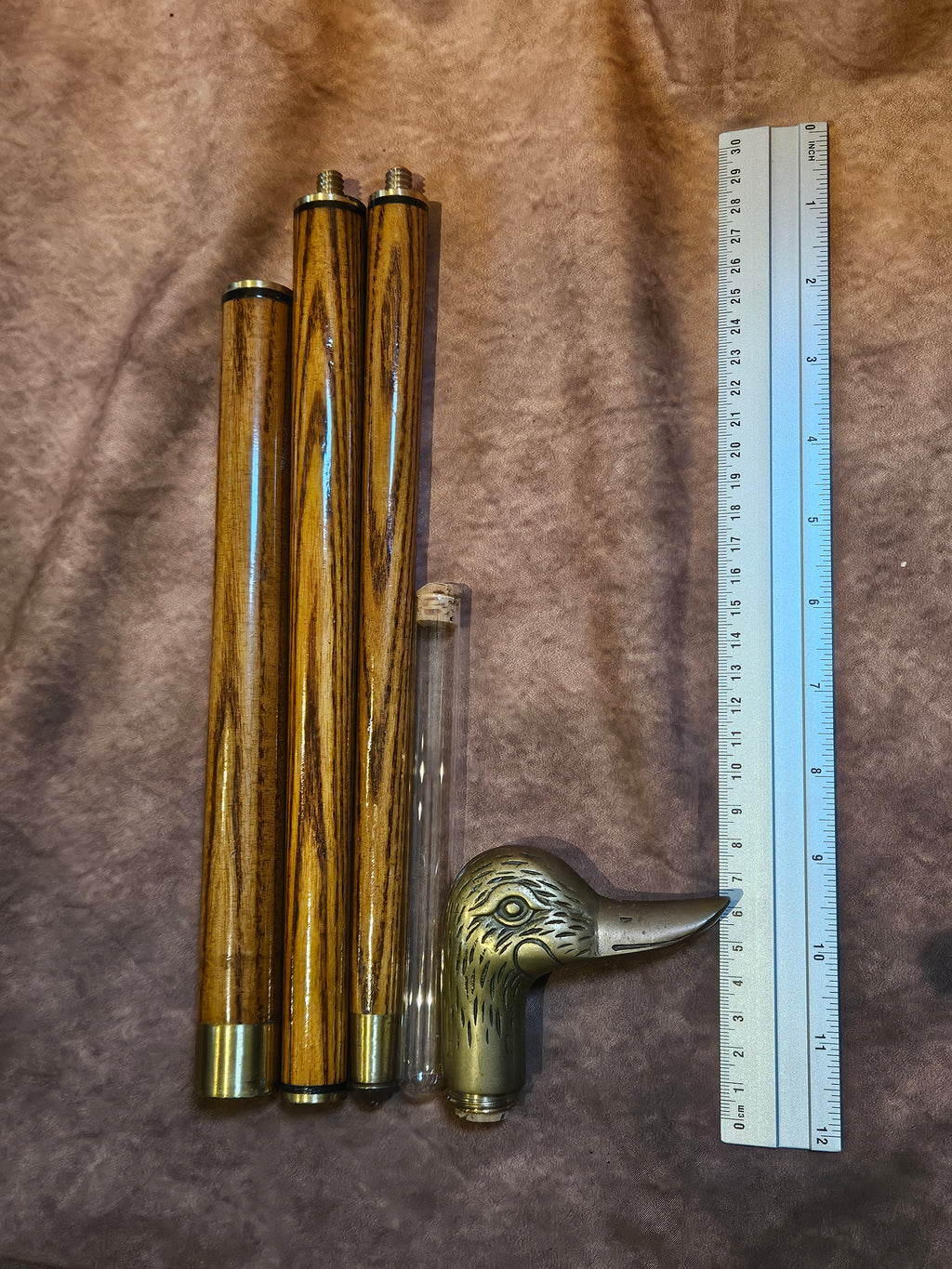 Antieke Wandelstok met Verborgen Flacon - 20e eeuw