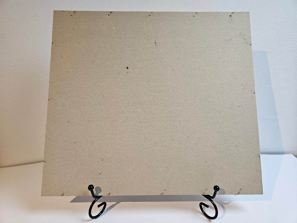 Antieke Gravure "Meergenoegen": Elegante Gravure in Passe-Partout (31,5 x 28,5 cm)