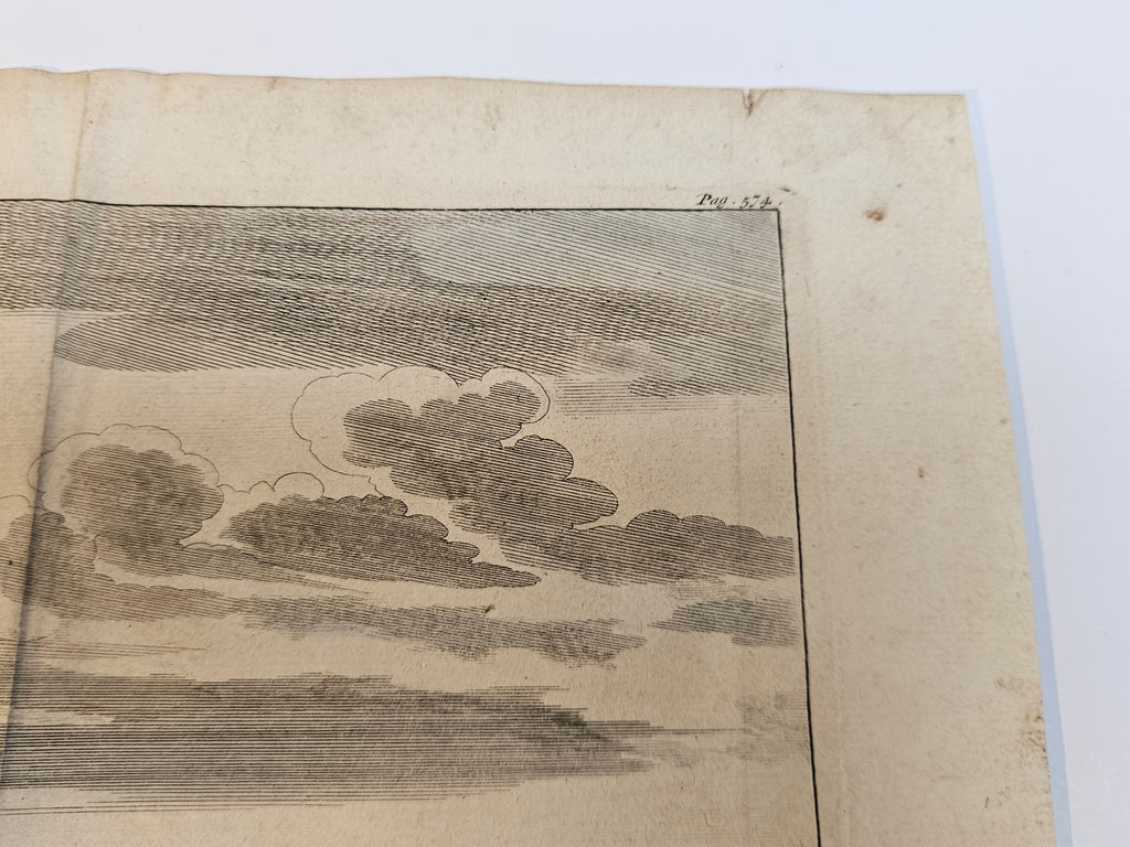 Antieke Kopergravure: De Glorieuze Tocht naar Chatham en Rochester (1667) - Michiel de Ruyter