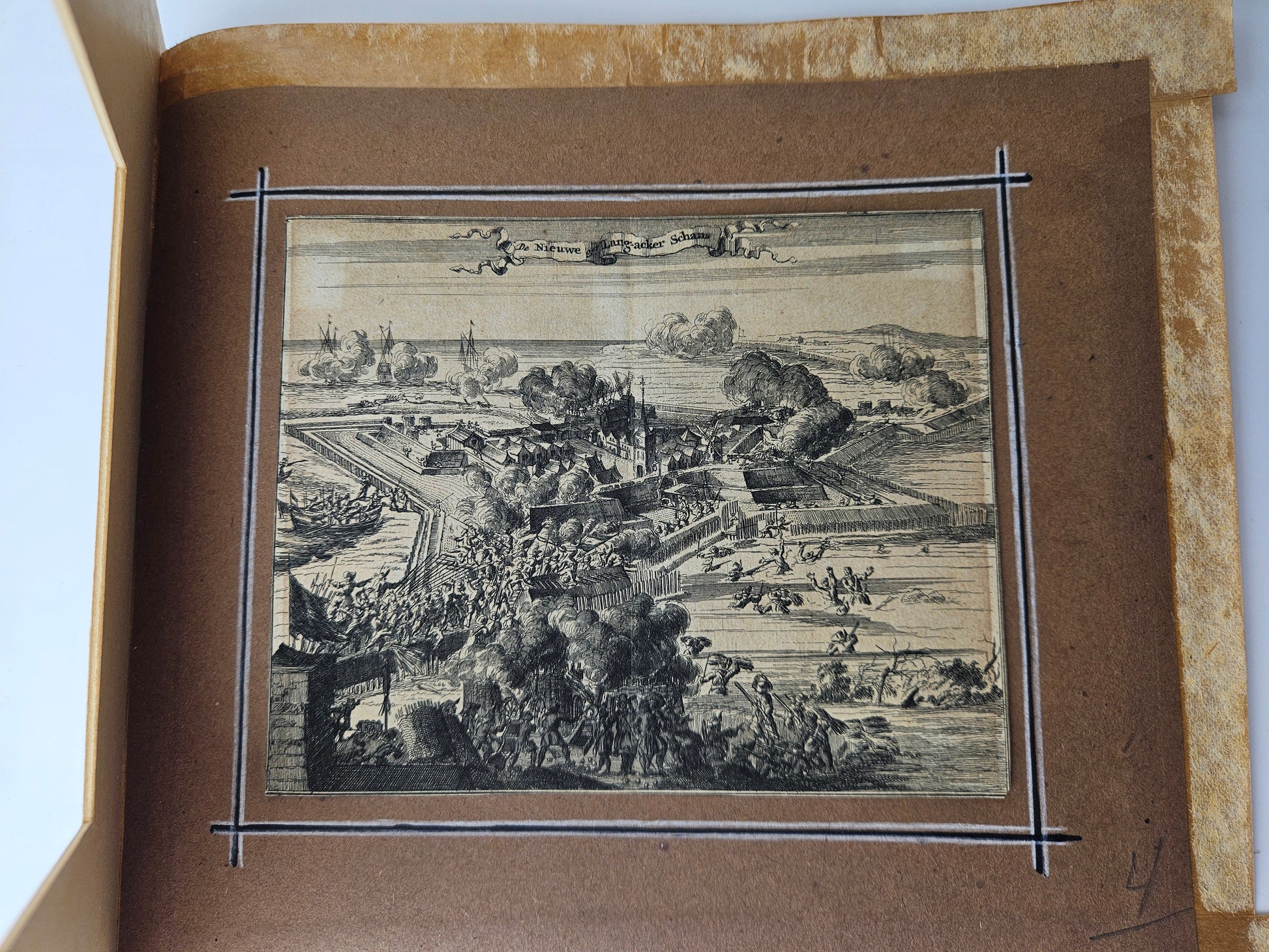17e-eeuwse Kopergravure “Bestorming van Nieuweschans (1673)” – Toegeschreven aan Romeyn de Hooghe