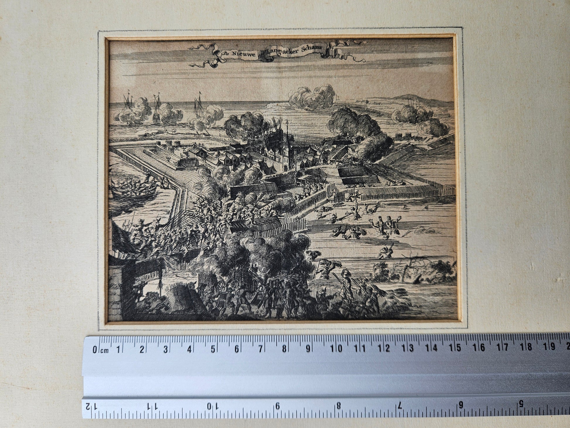 17e-eeuwse Kopergravure “Bestorming van Nieuweschans (1673)” – Toegeschreven aan Romeyn de Hooghe