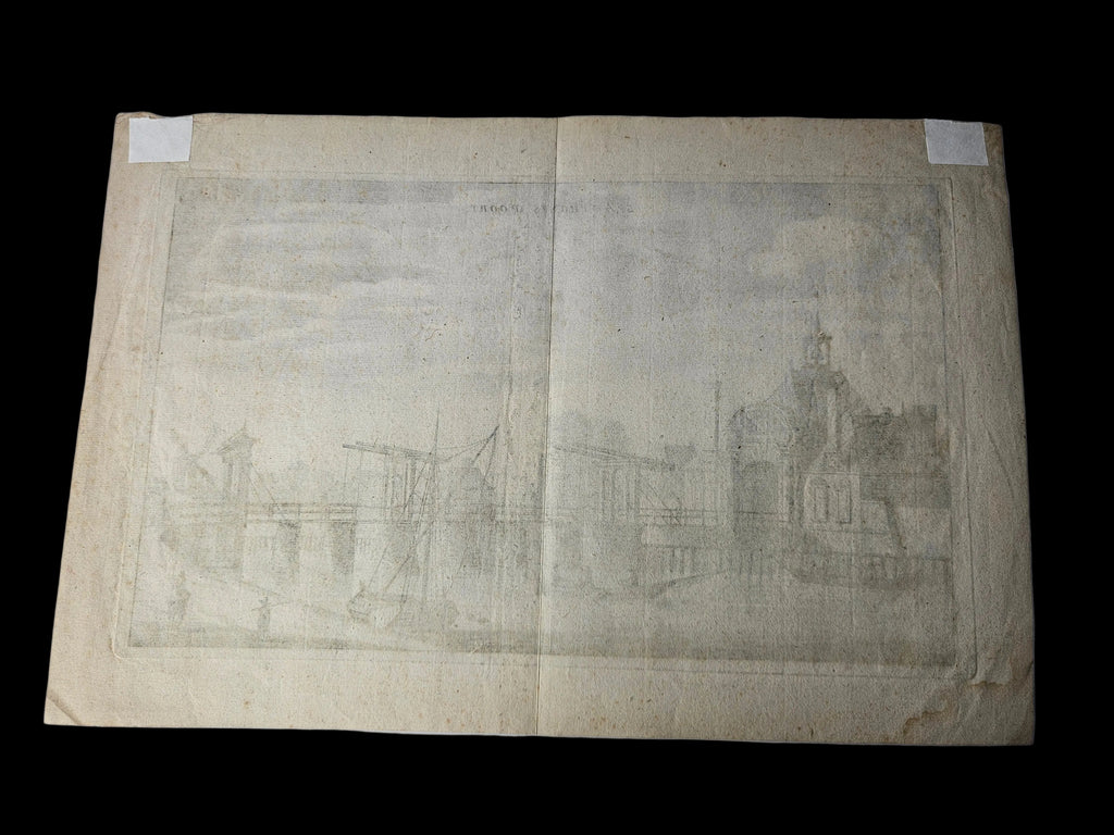 Kopergravure poort Amsterdam