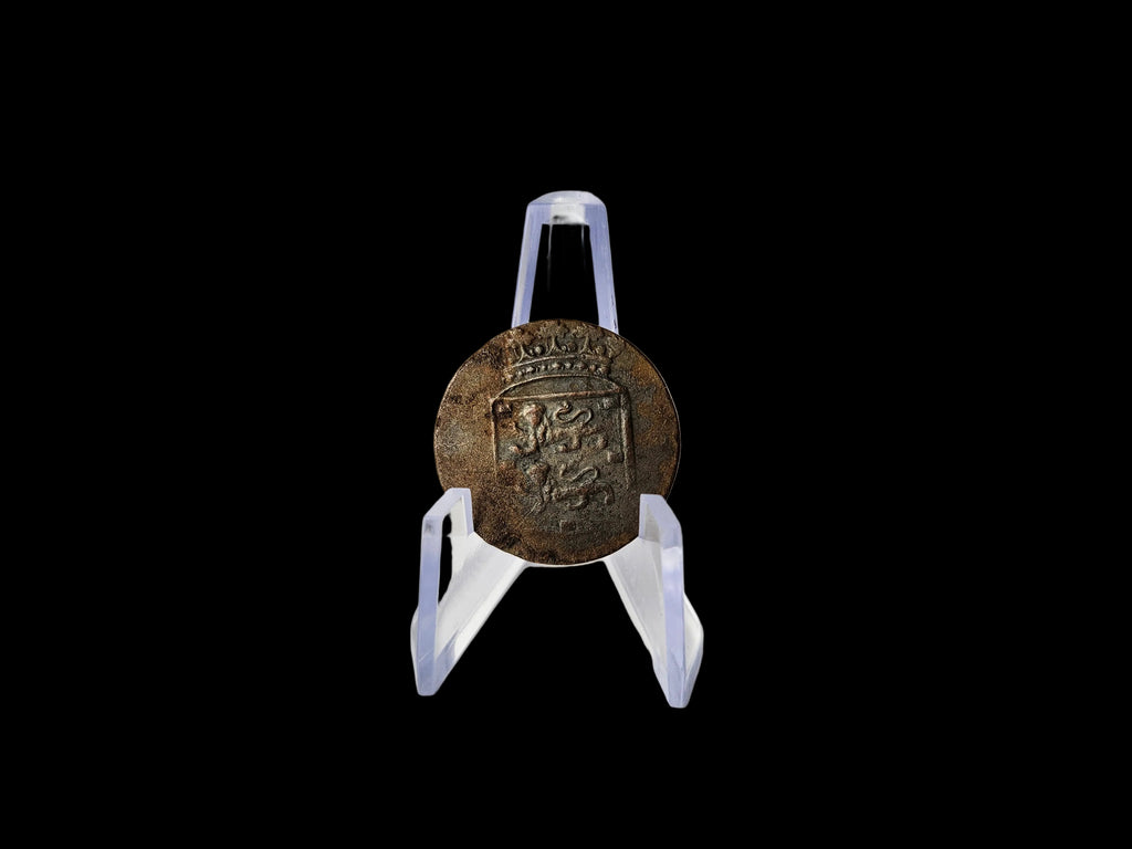 Duit West-Friesland achterkant VOC