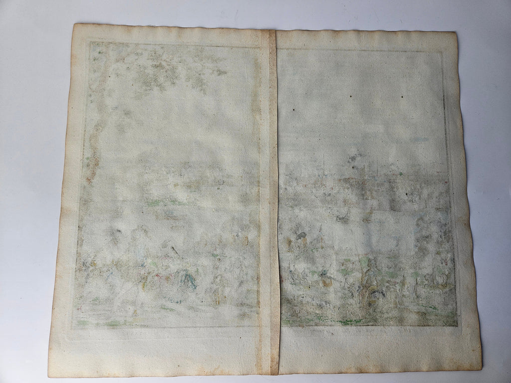 Het Beleg van de Stadt Graave' door Jan Luyken - Achterkant