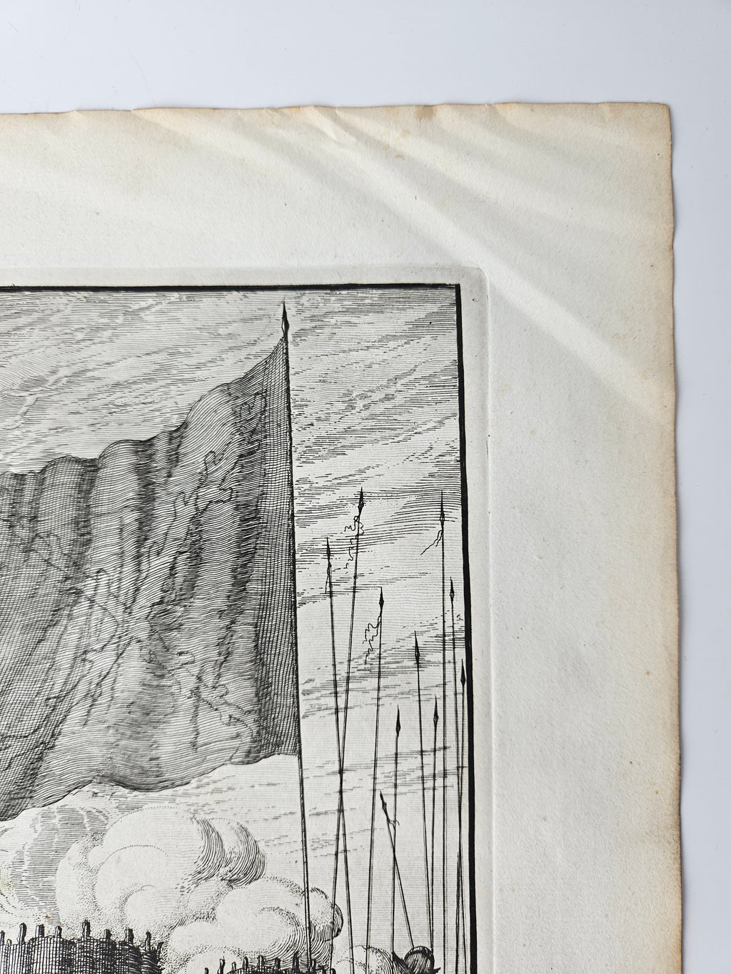 Kopergravure van het historische Beleg van Steenwijk tijdens de Tachtigjarige Oorlog