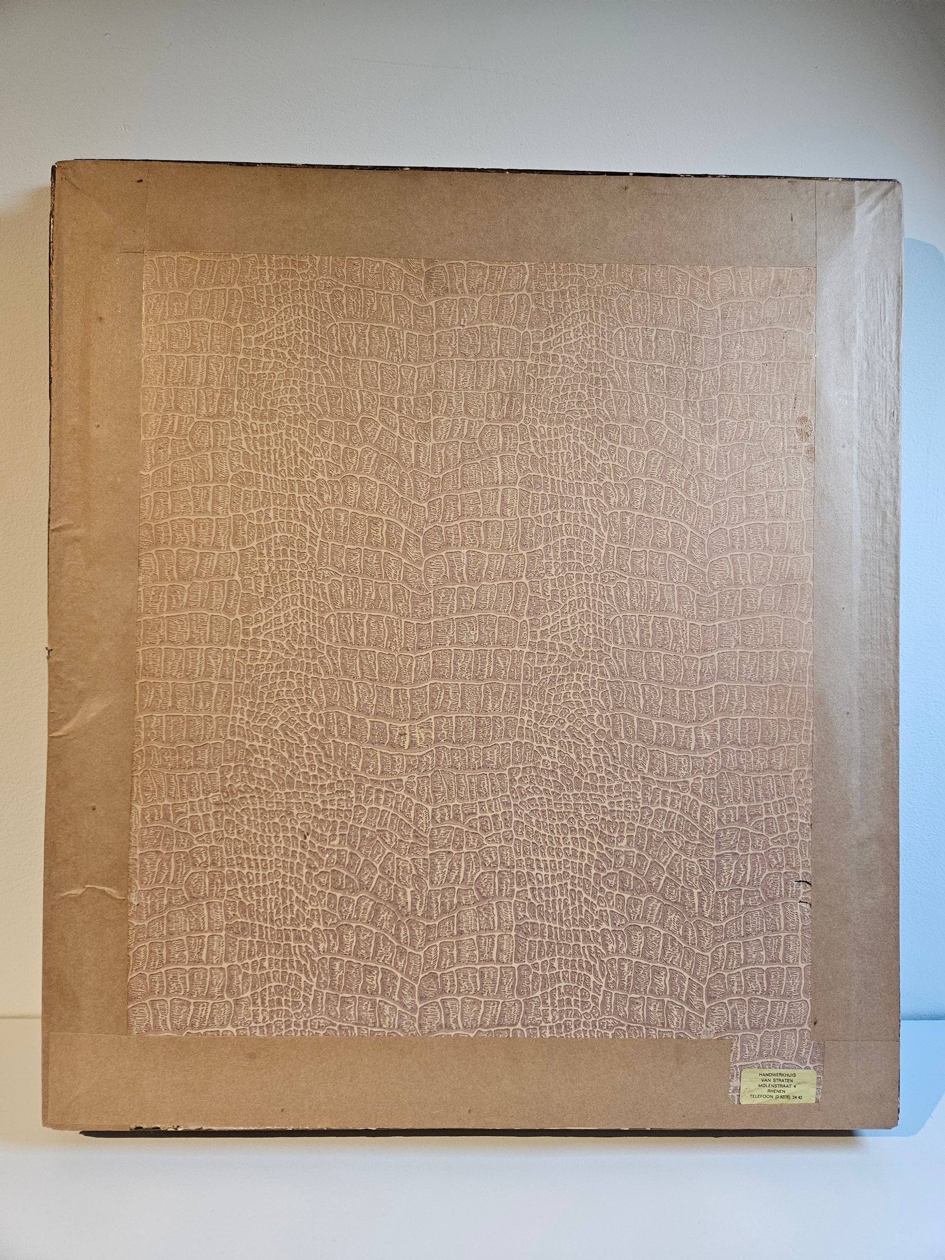 Romantisch olieverfschilderij op board – genretafereel – in rijk geornamenteerde lijst