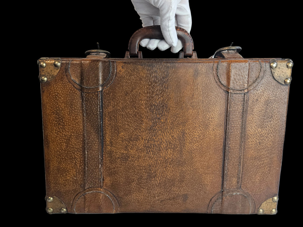 Vintage houten koffertje – decoratief en karaktervol – 36 cm