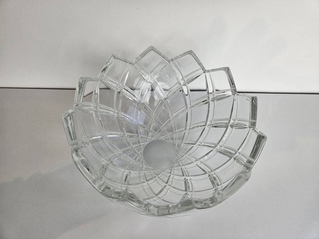 Antieke Kristallen Schaal – Zware Kwaliteit (1,7 kg)