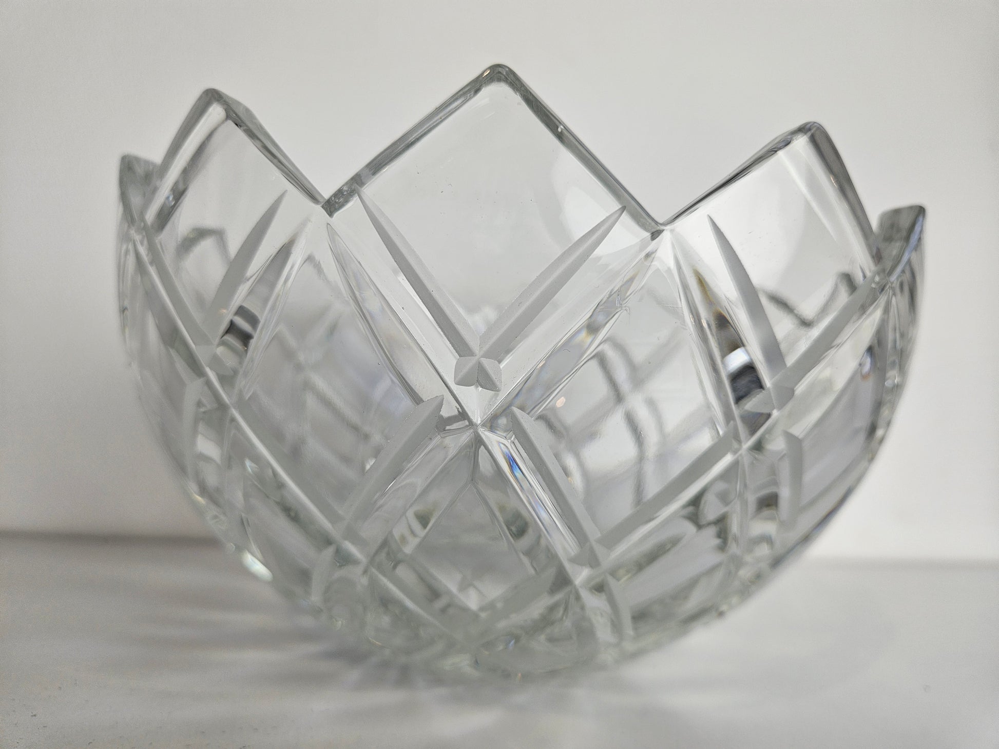 Antieke Kristallen Schaal – Zware Kwaliteit (1,7 kg)