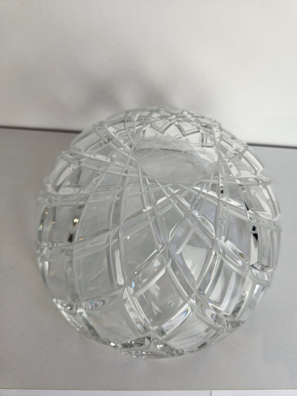 Antieke Kristallen Schaal – Zware Kwaliteit (1,7 kg)
