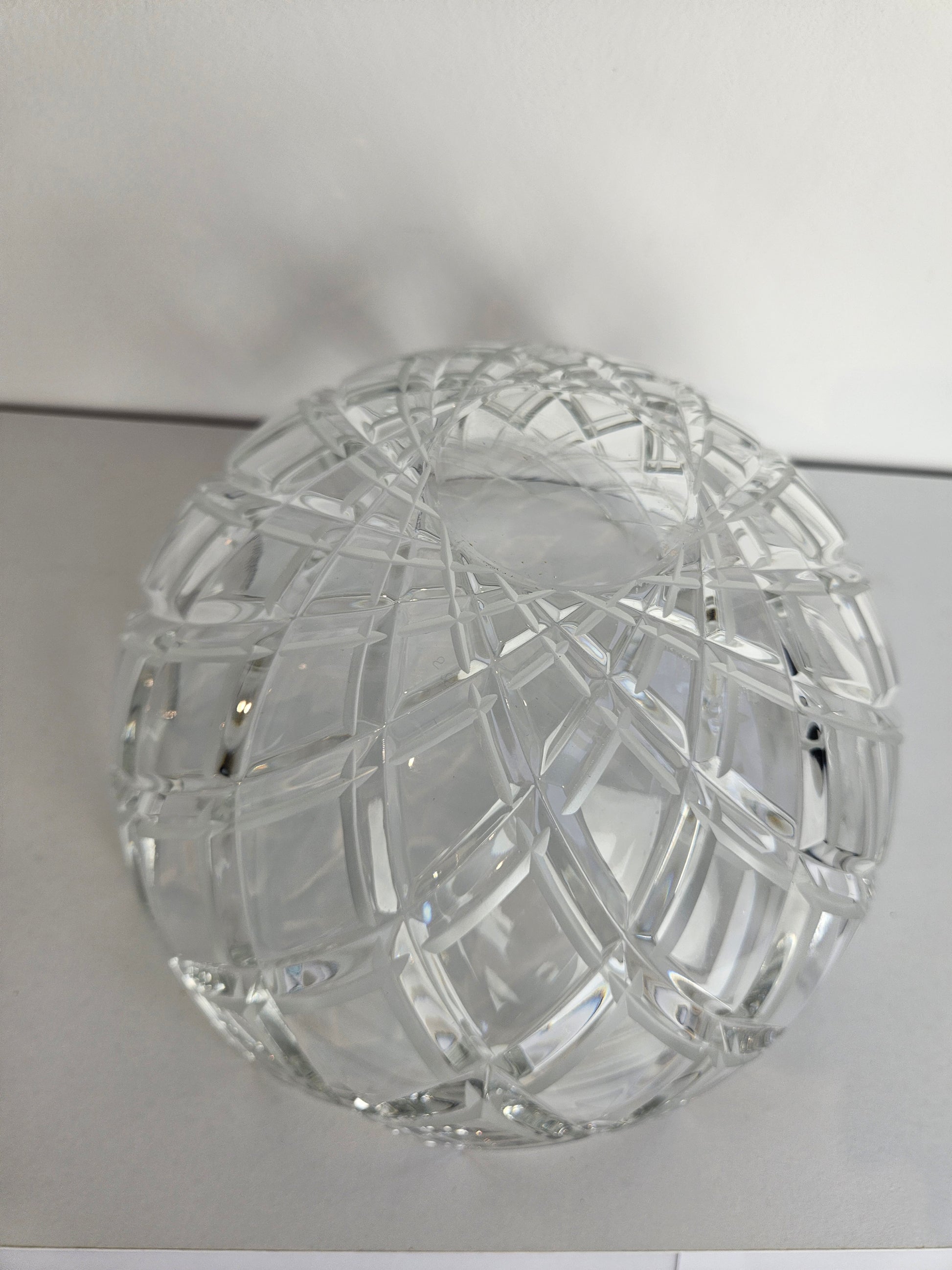 Antieke Kristallen Schaal – Zware Kwaliteit (1,7 kg)
