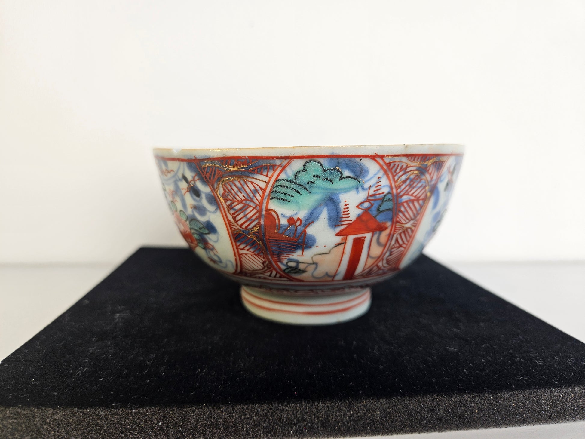 Amsterdams bont porseleinen kom – 18e-eeuw - Chinees porselein