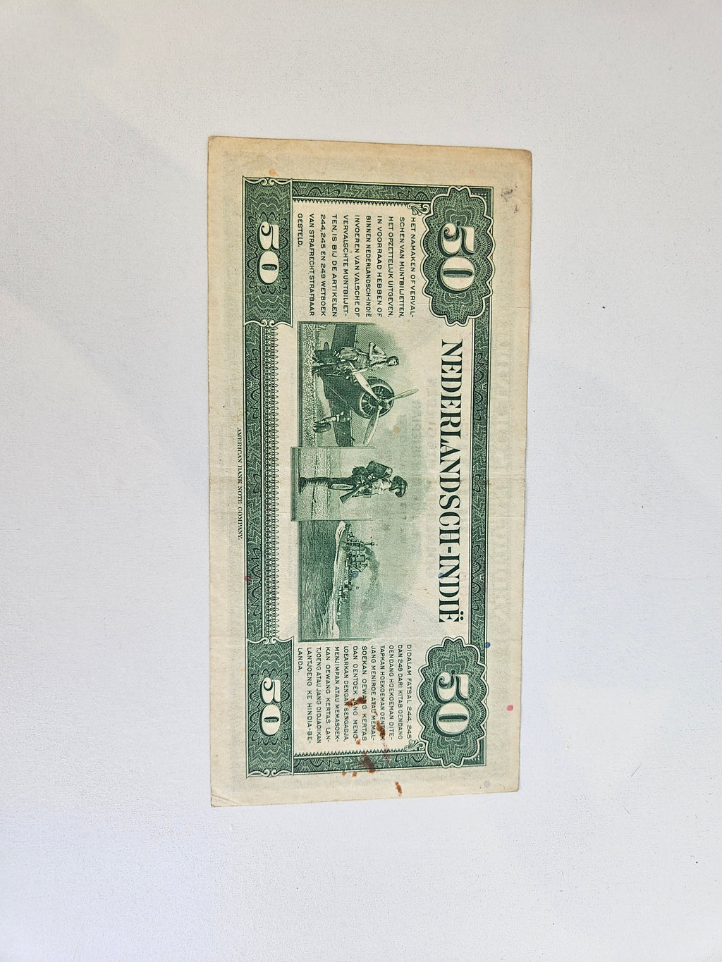 50 Gulden Bankbiljet Nederlands-Indië (1943)