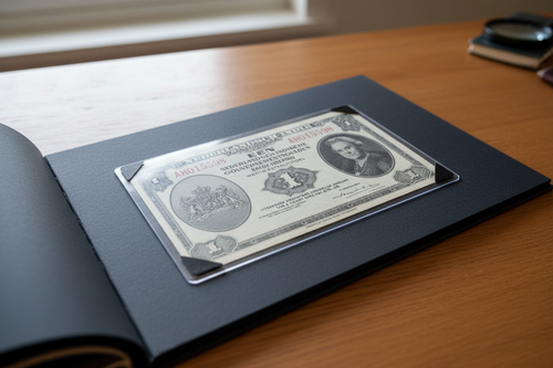 1 Gulden muntbiljet uit 1943 - Nederlands-Indië - Koningin Wilhelmina