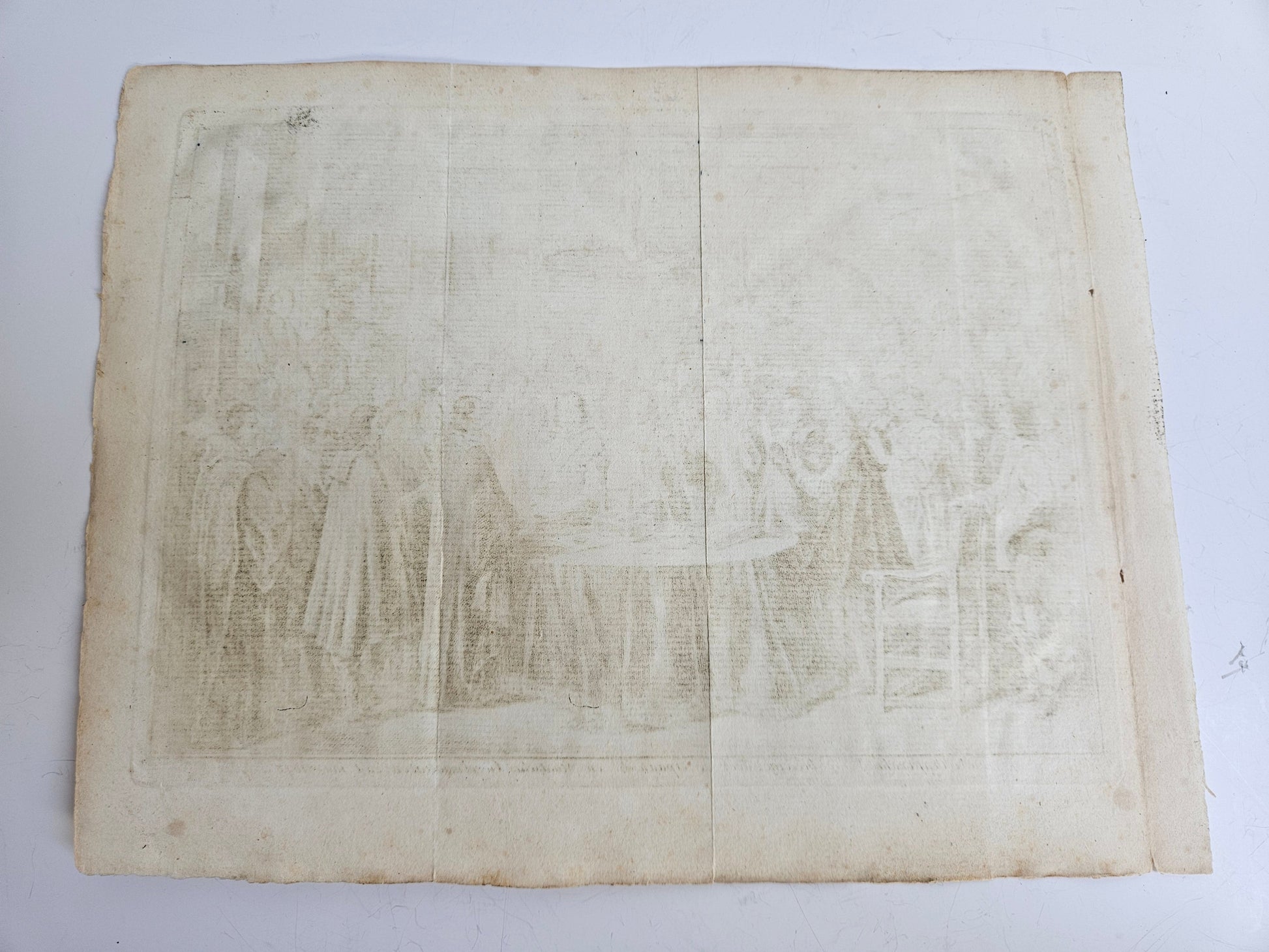 18e Eeuwse Kopergravure – Vrede van Münster (1648) – Illustratie uit Vaderlandsche Historie - Simon Fokke (1754