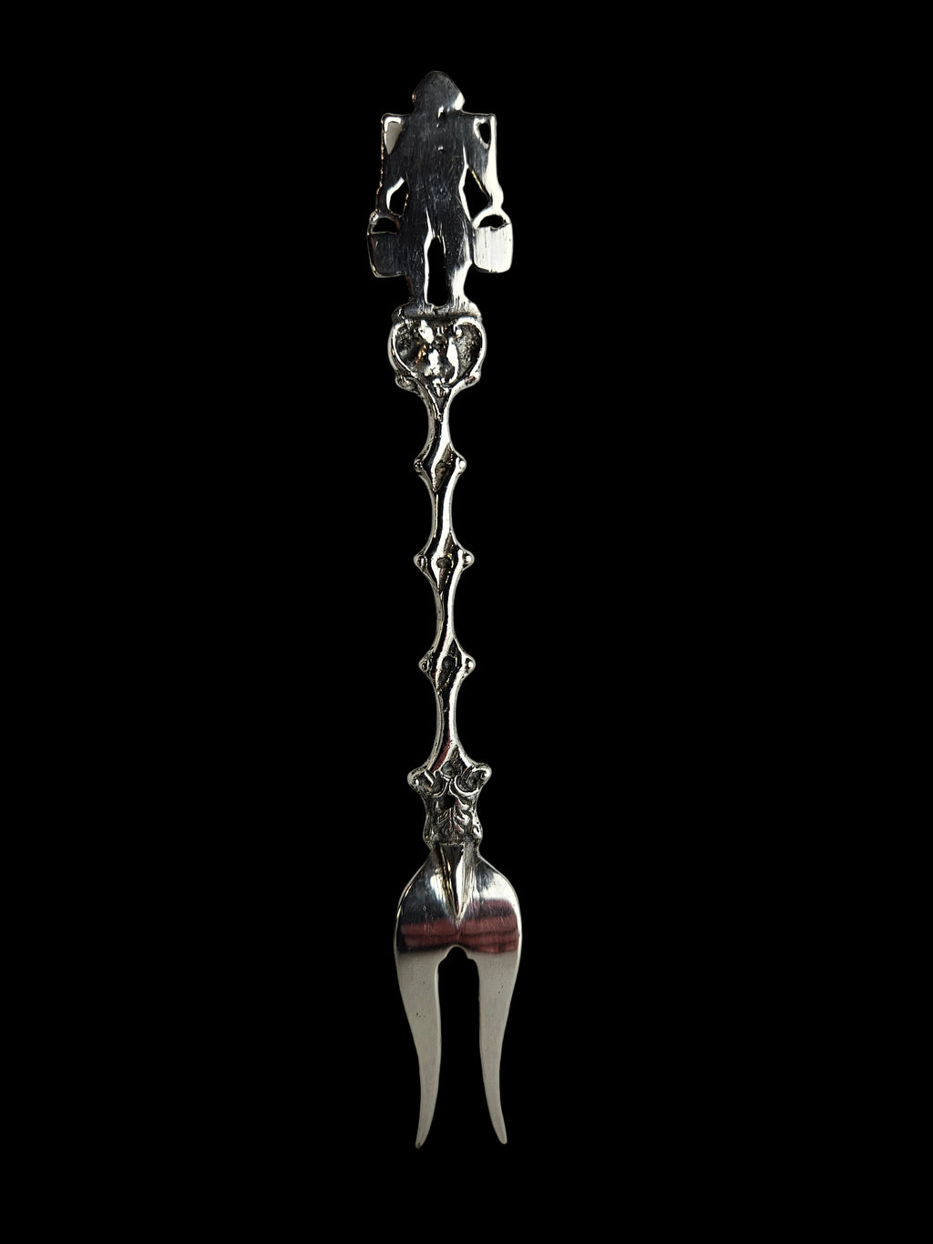 Antieke Zilveren Serveervork ‘Waterdrager’ – Nederlands Zilver (1906-1953) – 20 Gram