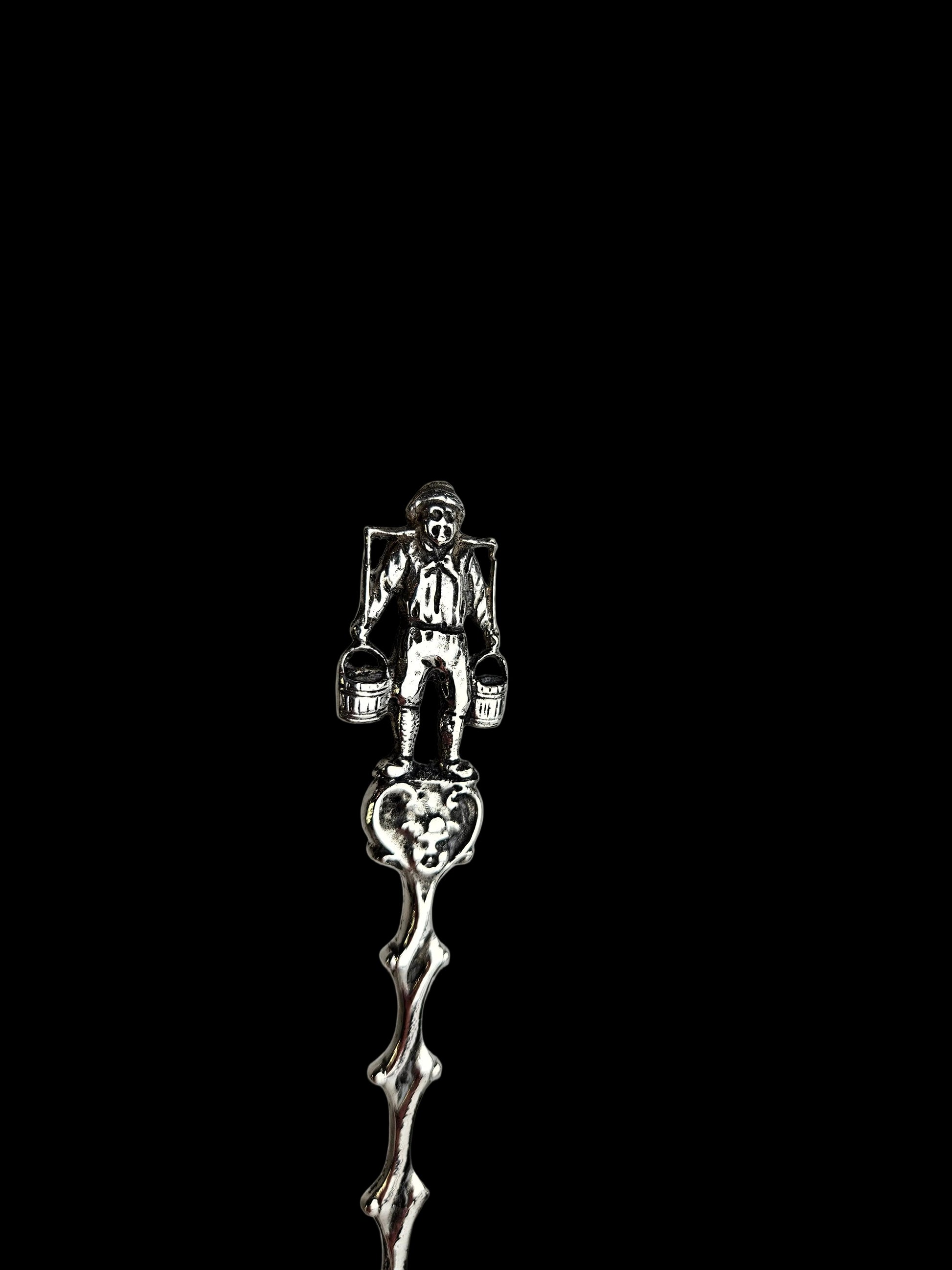 Antieke Zilveren Serveervork ‘Waterdrager’ – Nederlands Zilver (1906-1953) – 20 Gram