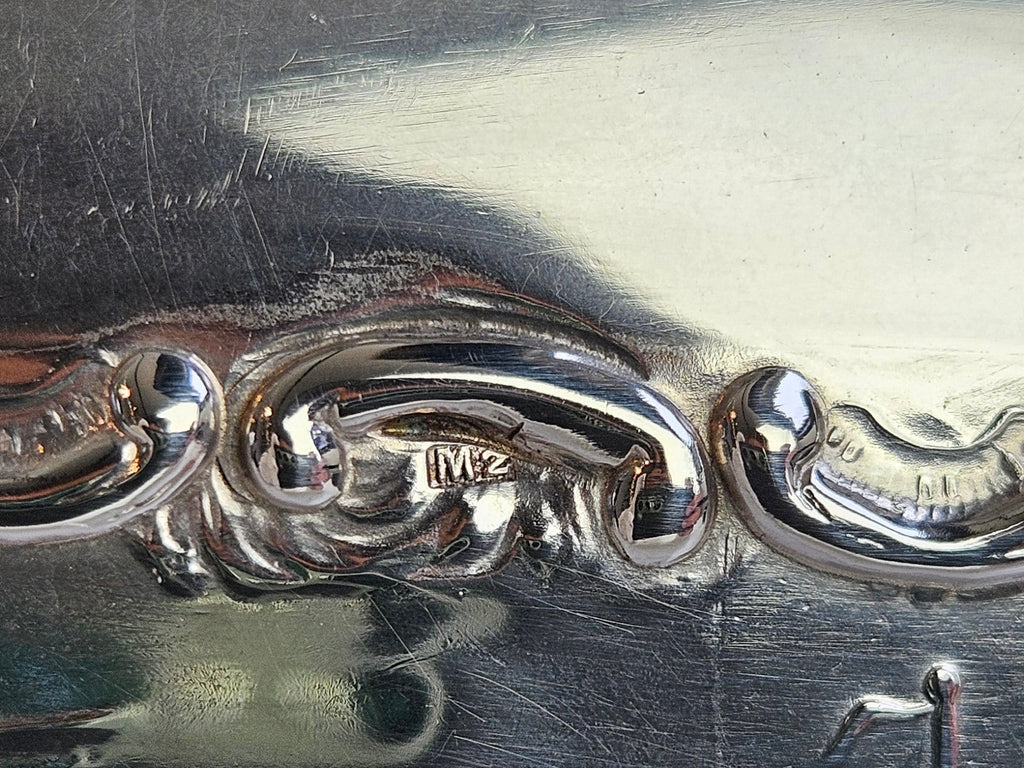 Antique Silver Tea Caddy – H. Hooijkaas Schoonhoven – Handmade Silverware with Relief Decoration